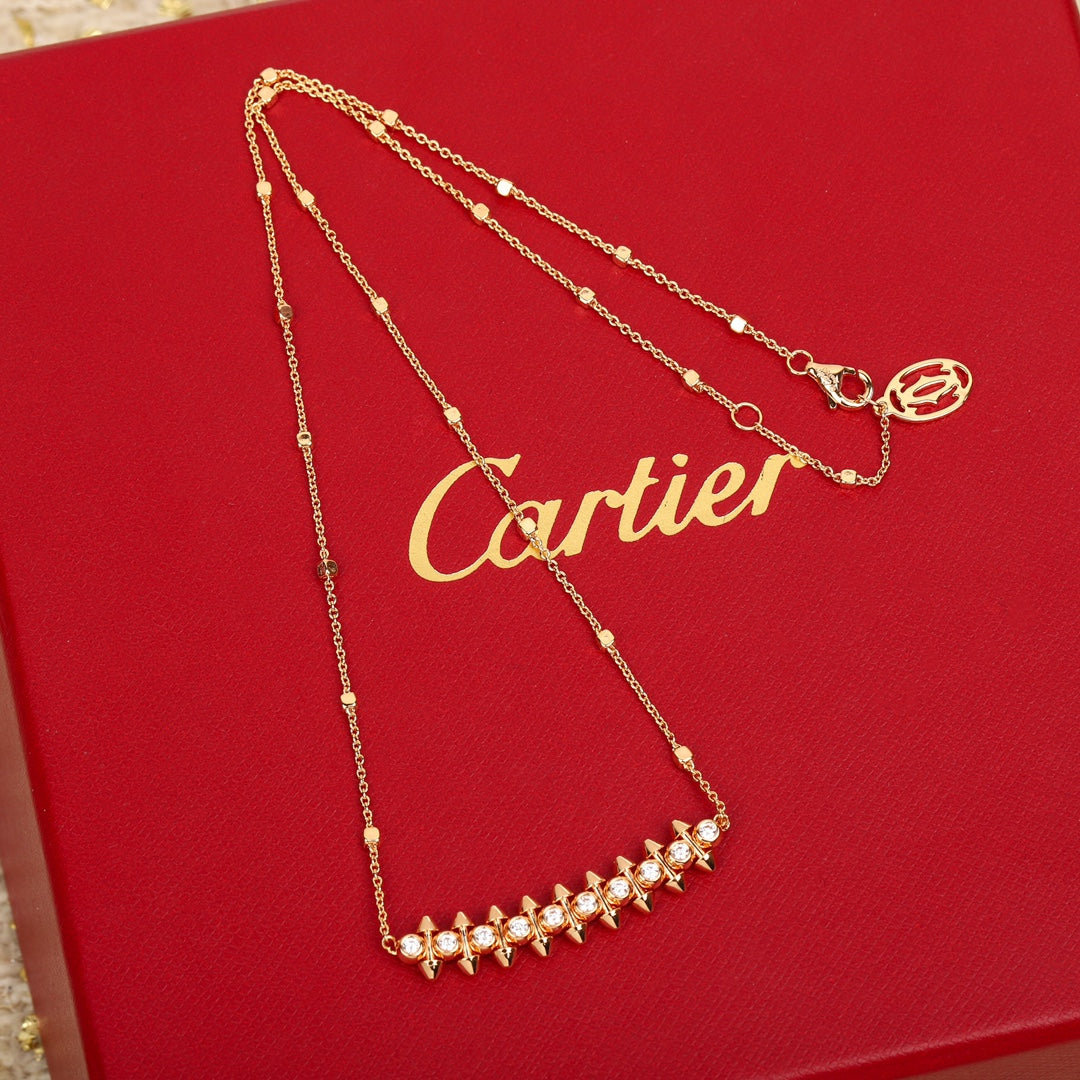 Martin Graham pendant necklace in polished metal-tone – main product view