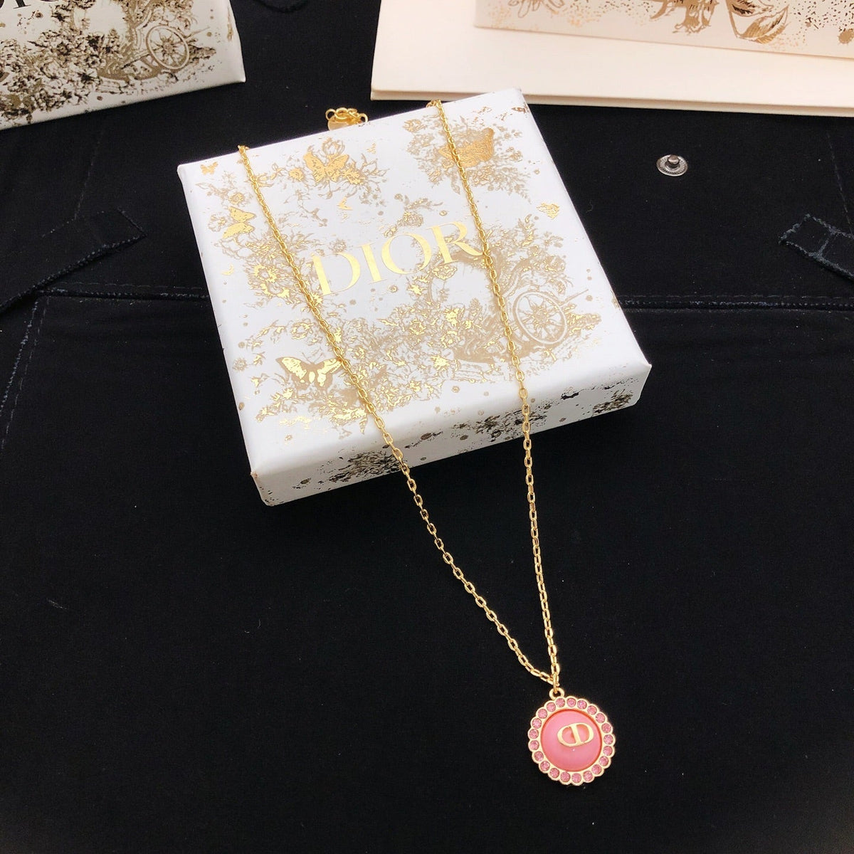 Martin Graham pendant necklace in polished metal-tone – main product view