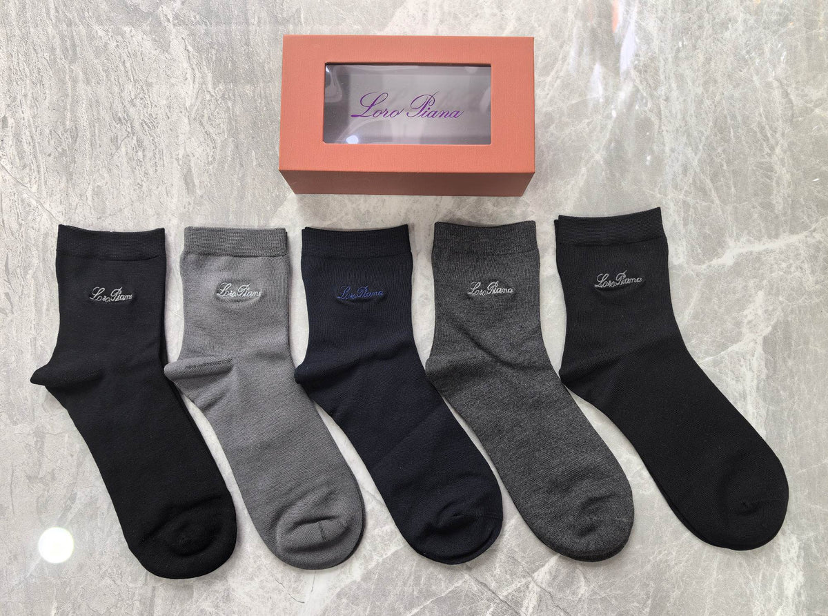 LP Modal Blend Crew Socks - 5-Pair Set
