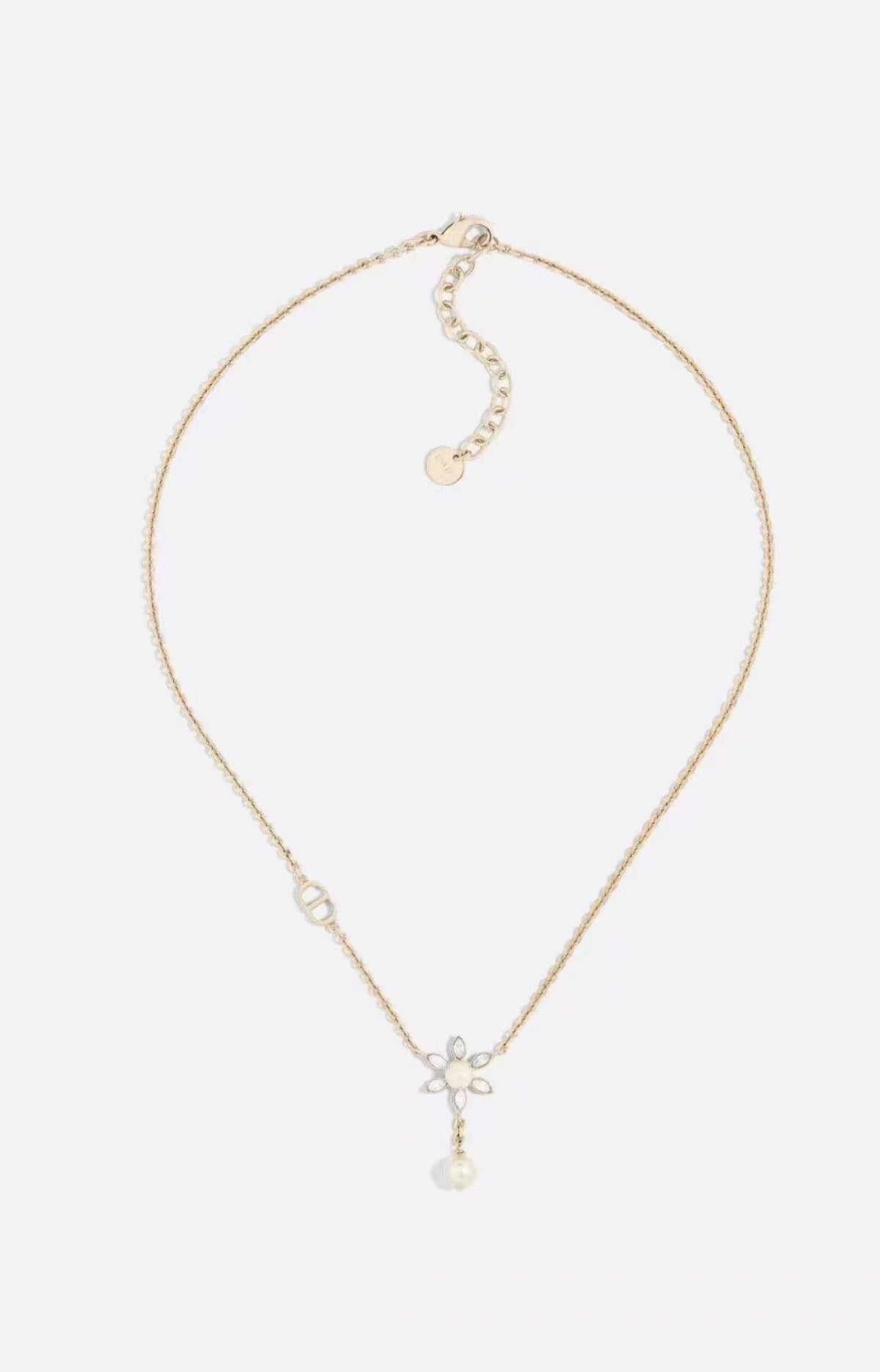 Martin Graham pendant necklace in polished metal-tone – main product view