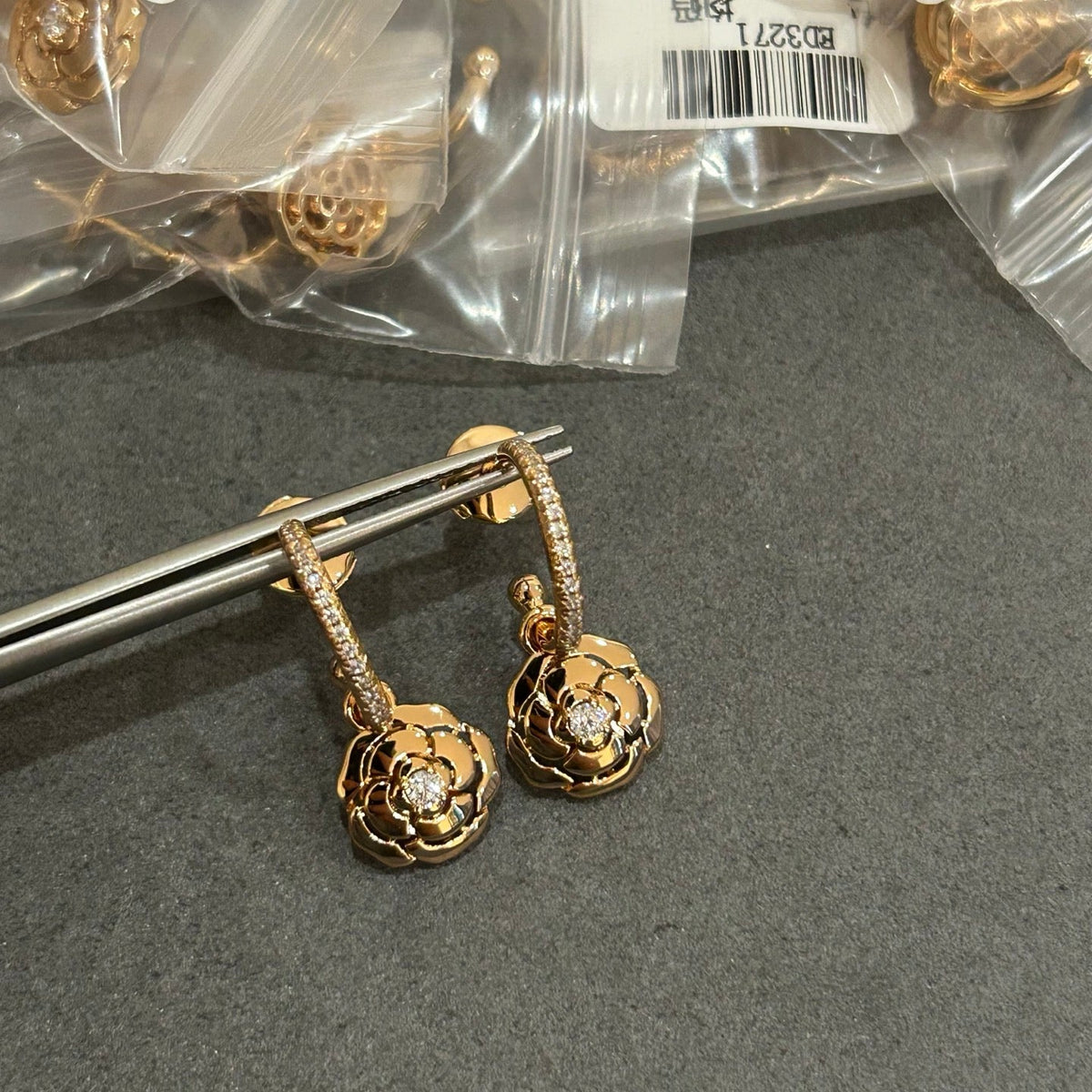 Martin Graham earrings in polished metal-tone – main product view