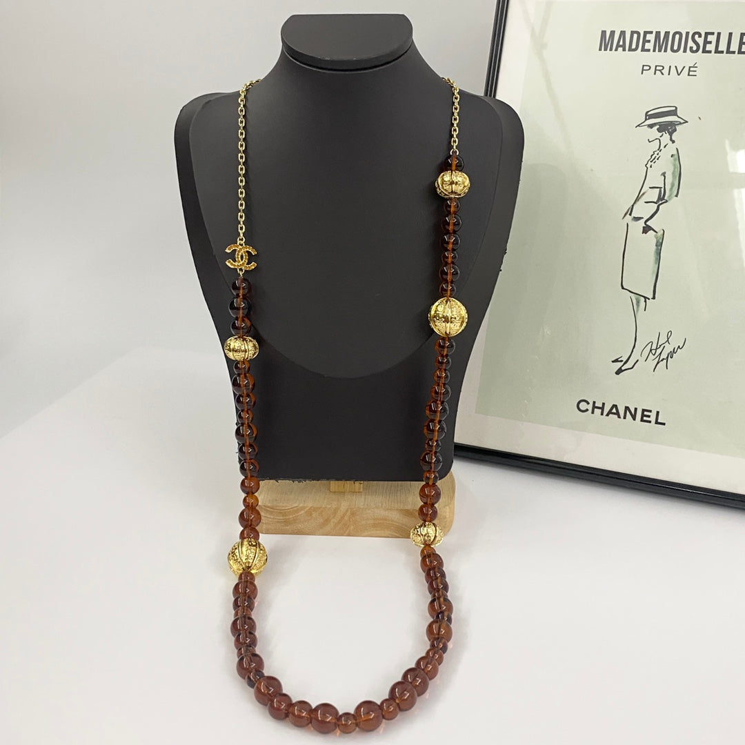 Martin Graham pendant necklace in polished metal-tone – main product view