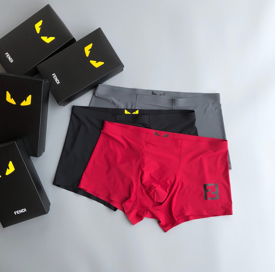 Fendi Monster-Eye Silky-Knit Boxer Briefs