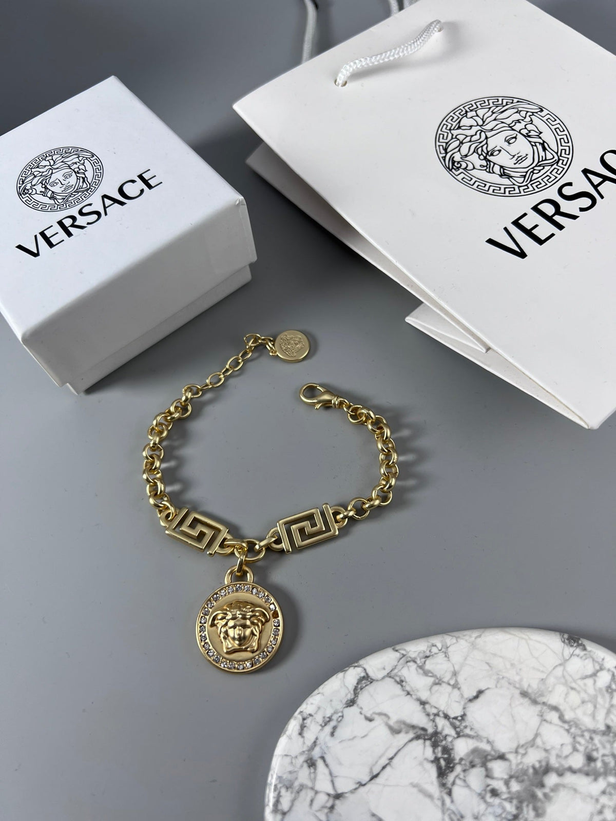 Martin Graham bracelet in polished metal-tone – main product view