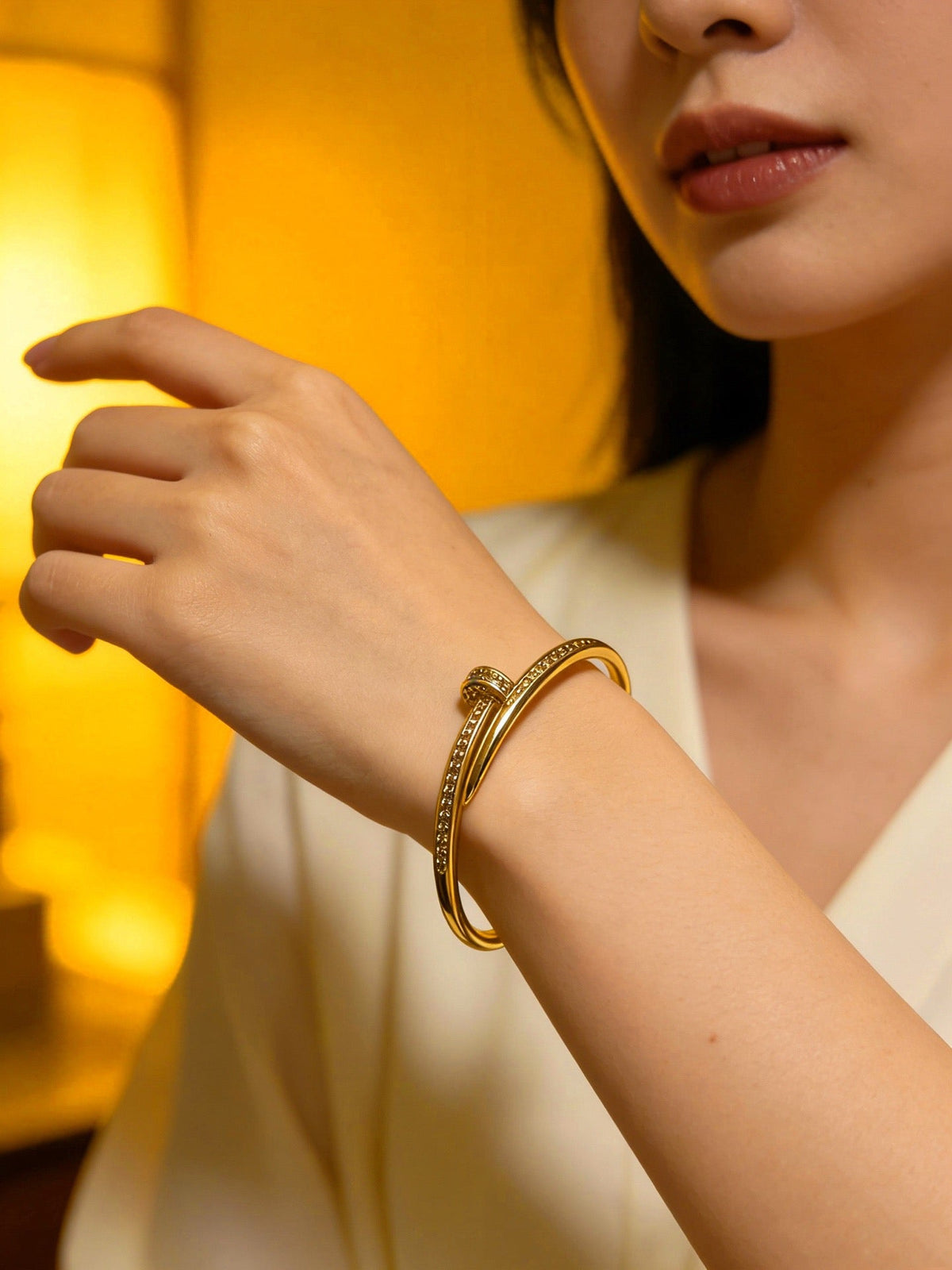 Martin Graham bracelet in polished metal-tone – main product view