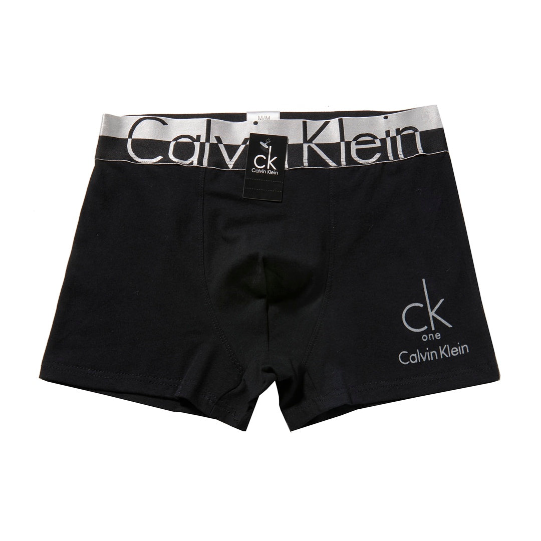Calvin Klein Black, White & Grey Cotton Men's Boxer Briefs - 3-Piece Box - Sizes M-XXL