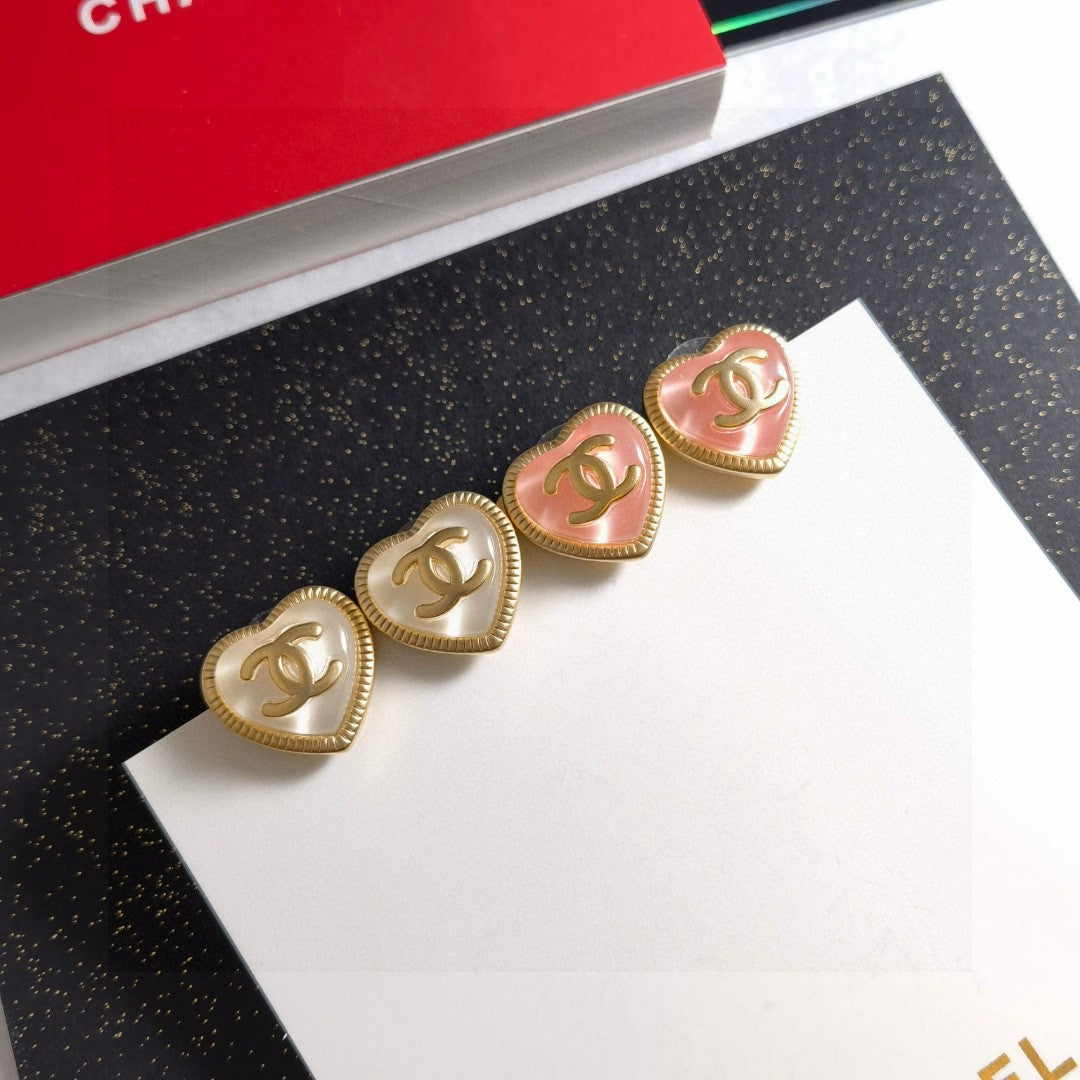 Martin Graham stud earrings in polished metal-tone – main product view