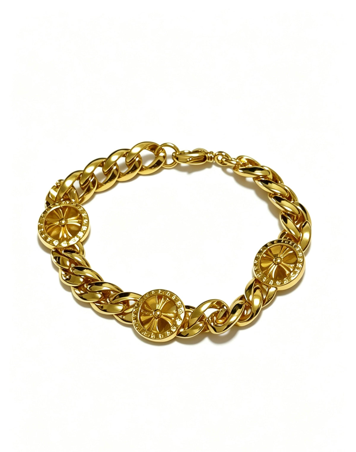 Martin Graham bracelet in polished metal-tone – main product view