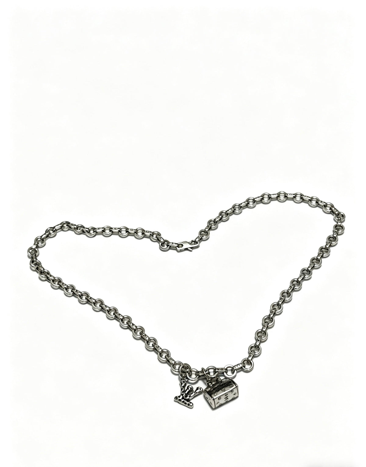 Martin Graham pendant necklace in polished metal-tone – main product view