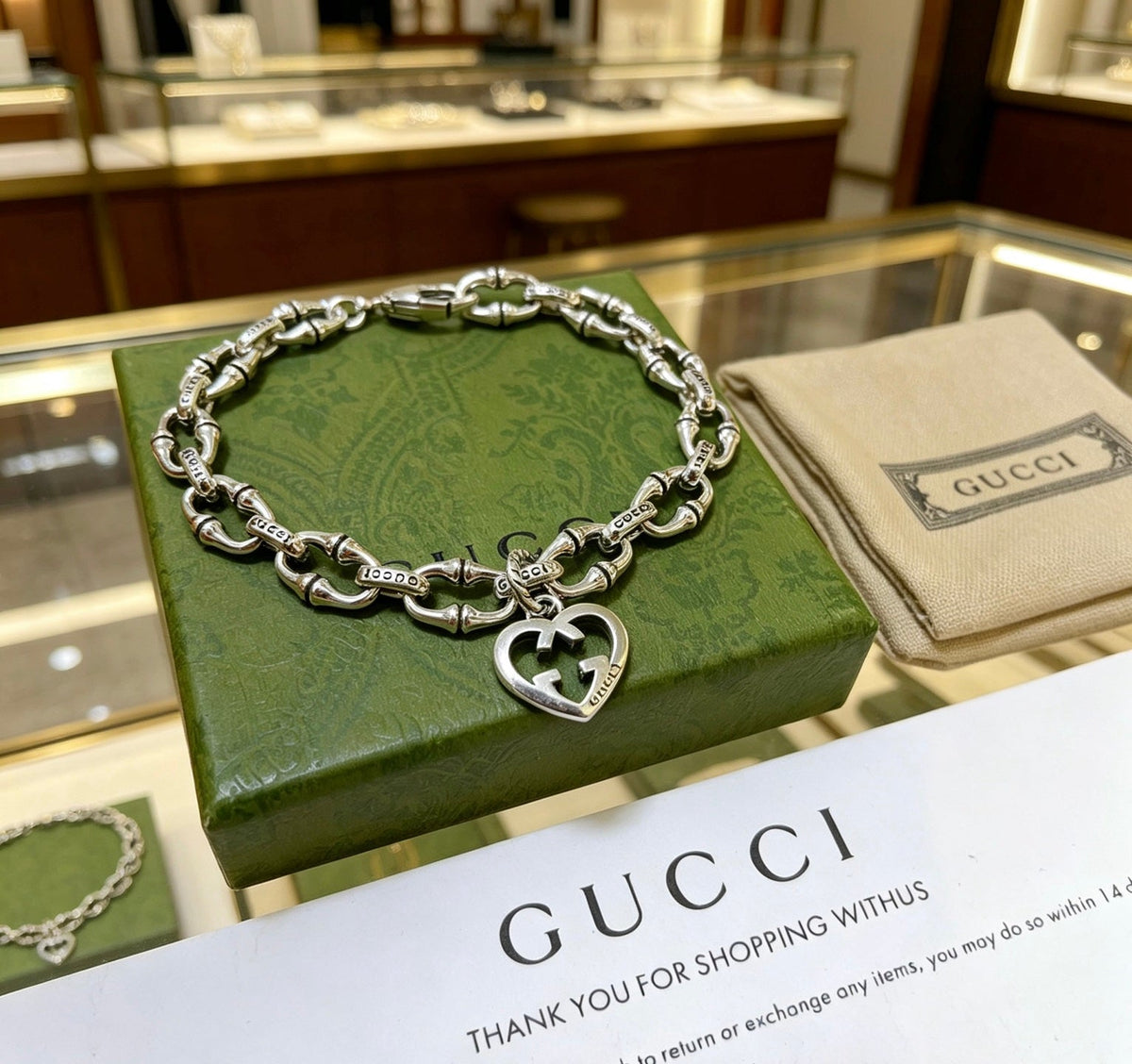 Martin Graham bracelet in polished metal-tone – main product view