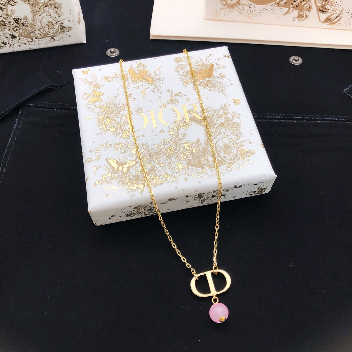Martin Graham pendant necklace in polished metal-tone – main product view