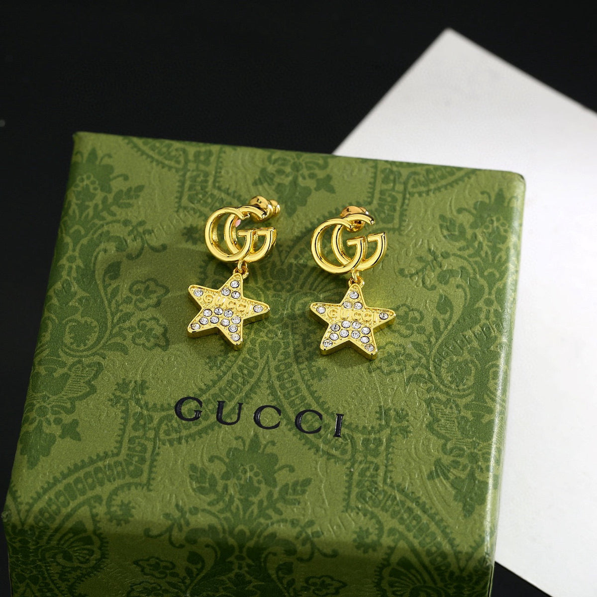 Martin Graham stud earrings in polished metal-tone – main product view
