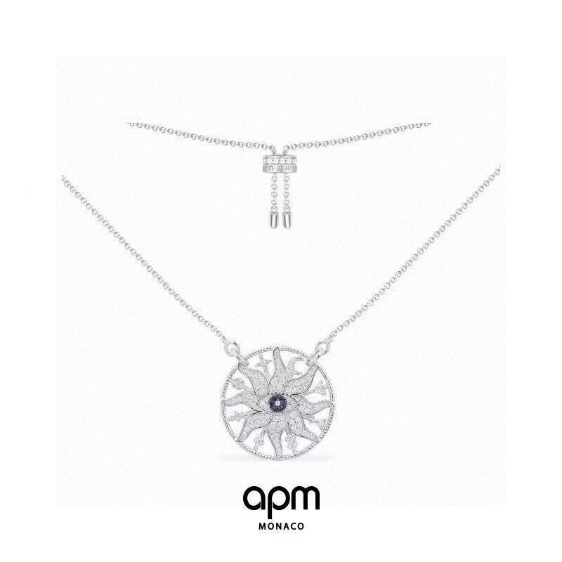 Martin Graham pendant necklace in polished metal-tone – main product view