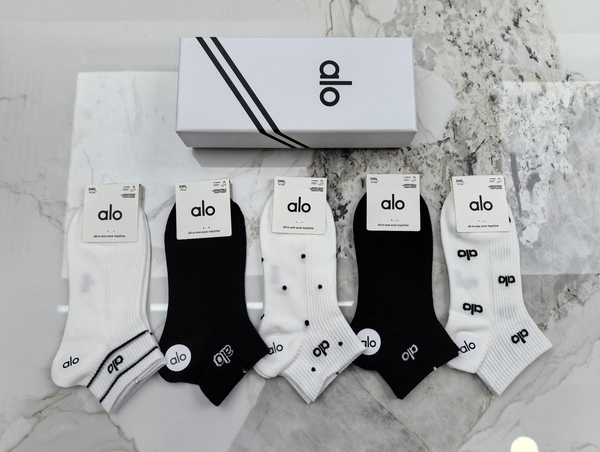 Alo No-Show Socks - 5-Pair Set