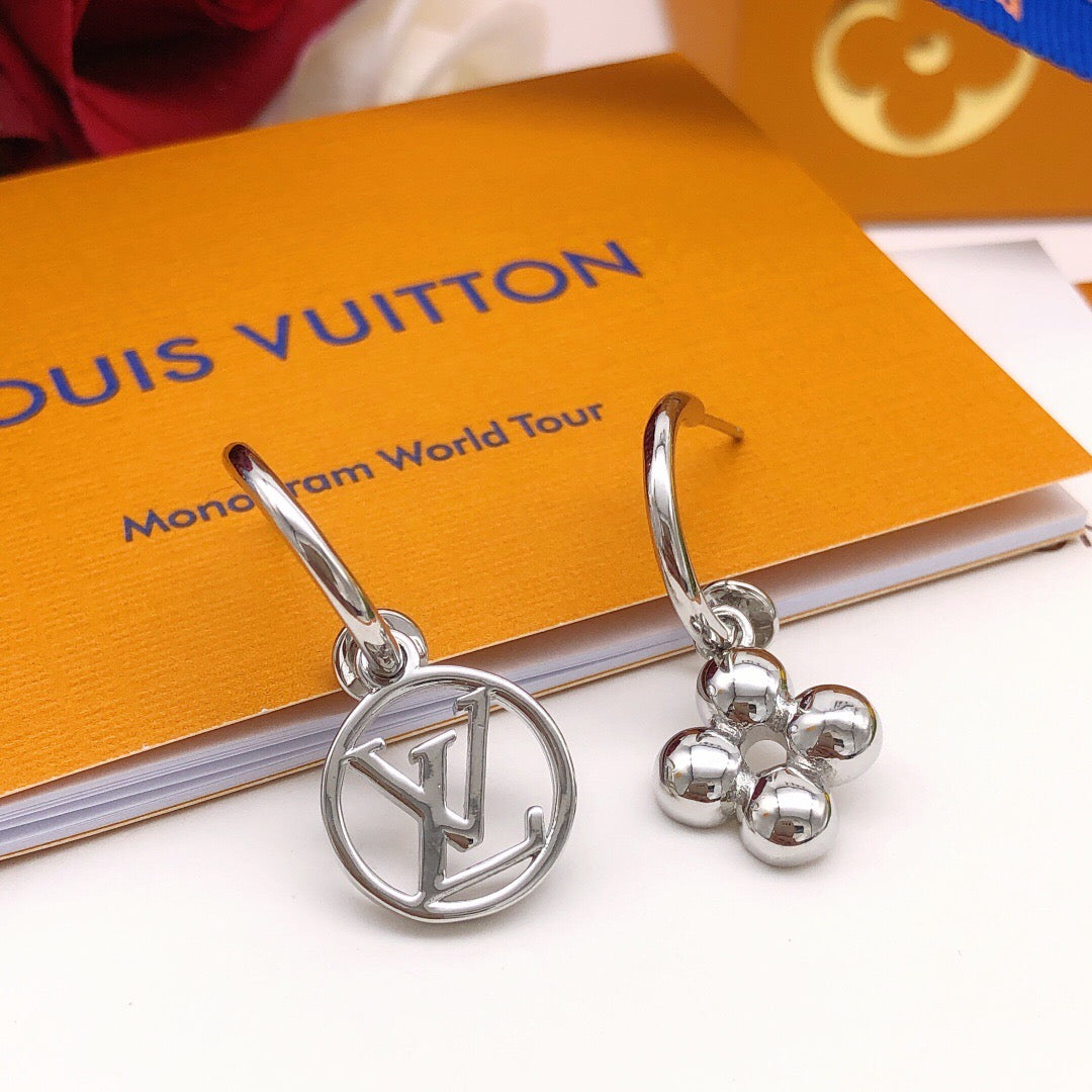 Martin Graham stud earrings in polished metal-tone – main product view