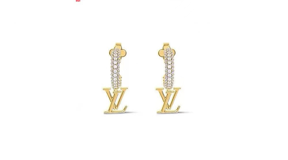 Martin Graham stud earrings in polished metal-tone – main product view