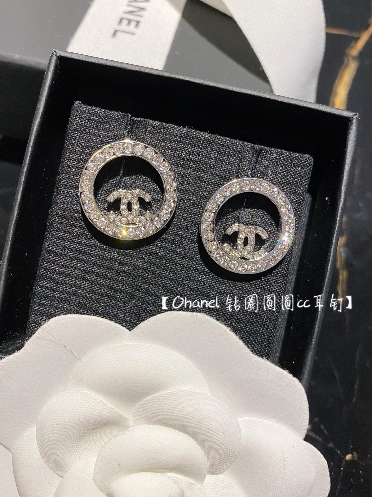 Martin Graham stud earrings in polished metal-tone – main product view