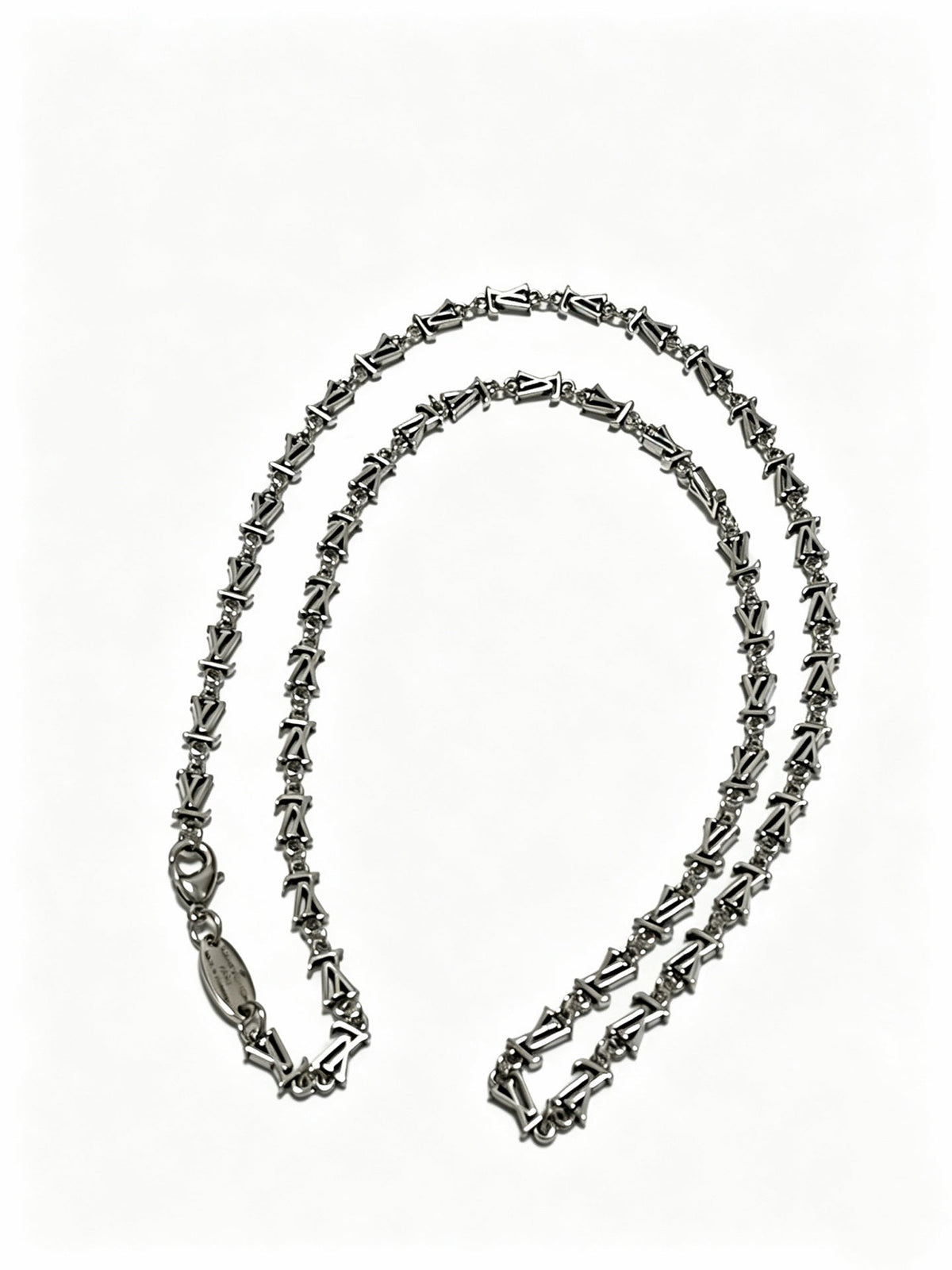 Martin Graham pendant necklace in polished metal-tone – main product view