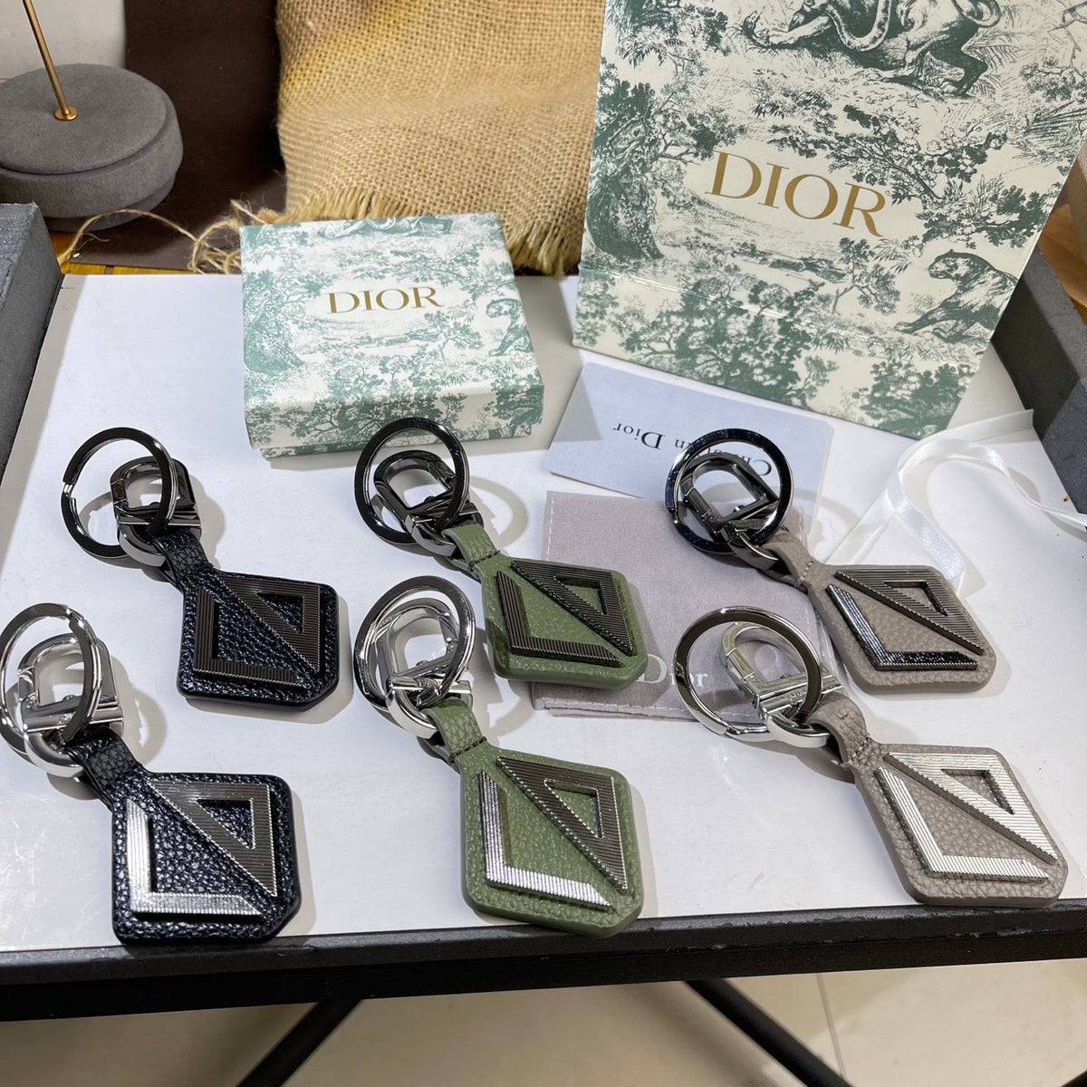 Martin Graham bag charm in polished metal-tone – main product view