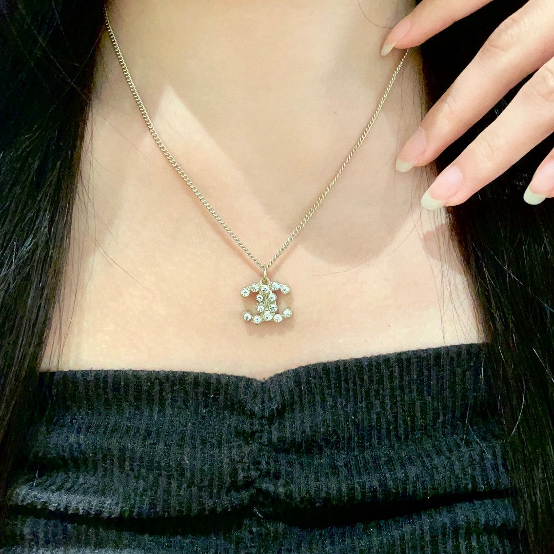 Martin Graham pendant necklace in polished metal-tone – main product view