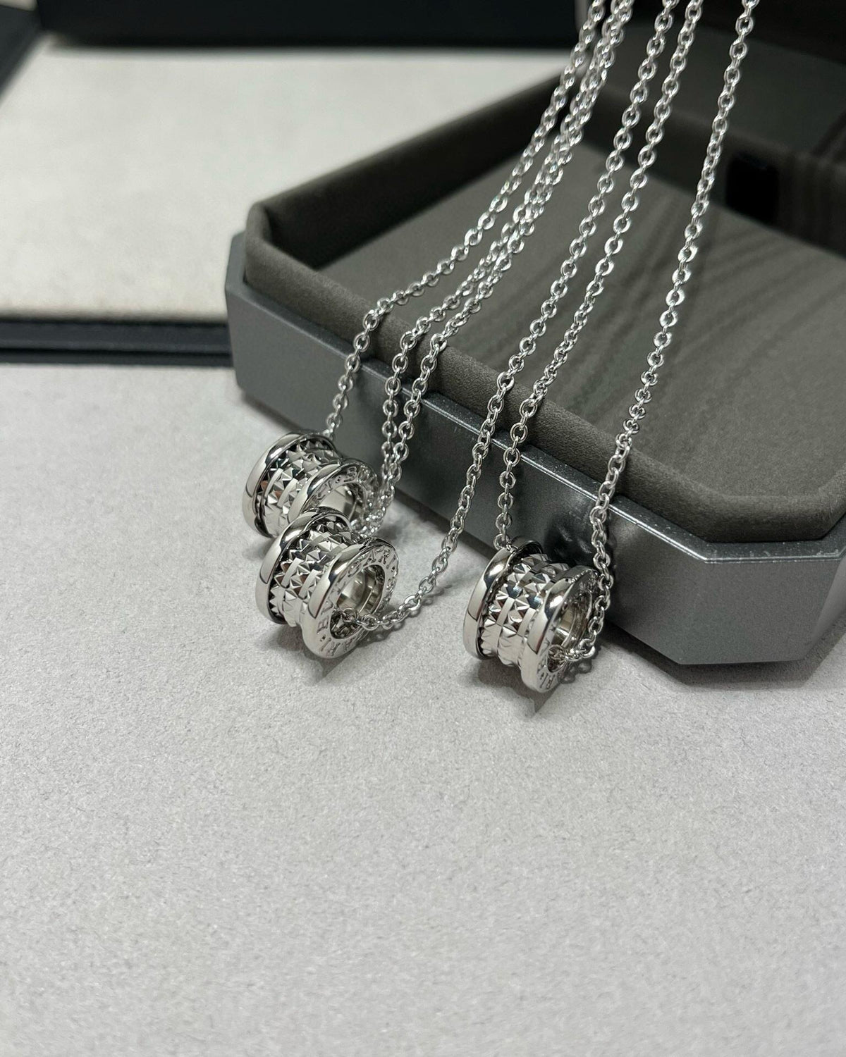 Martin Graham pendant necklace in polished metal-tone – main product view