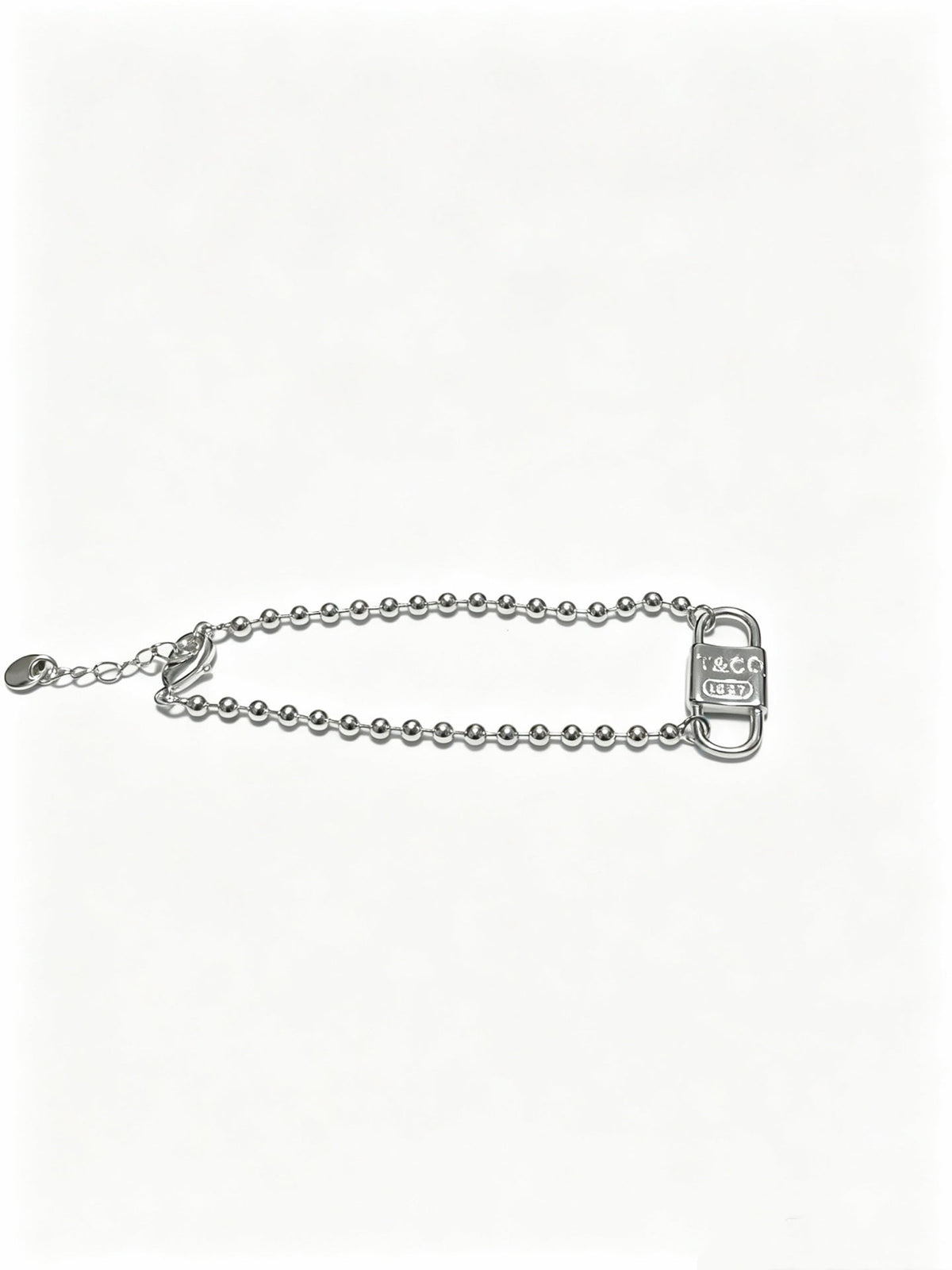 Martin Graham bracelet in polished metal-tone – front product view