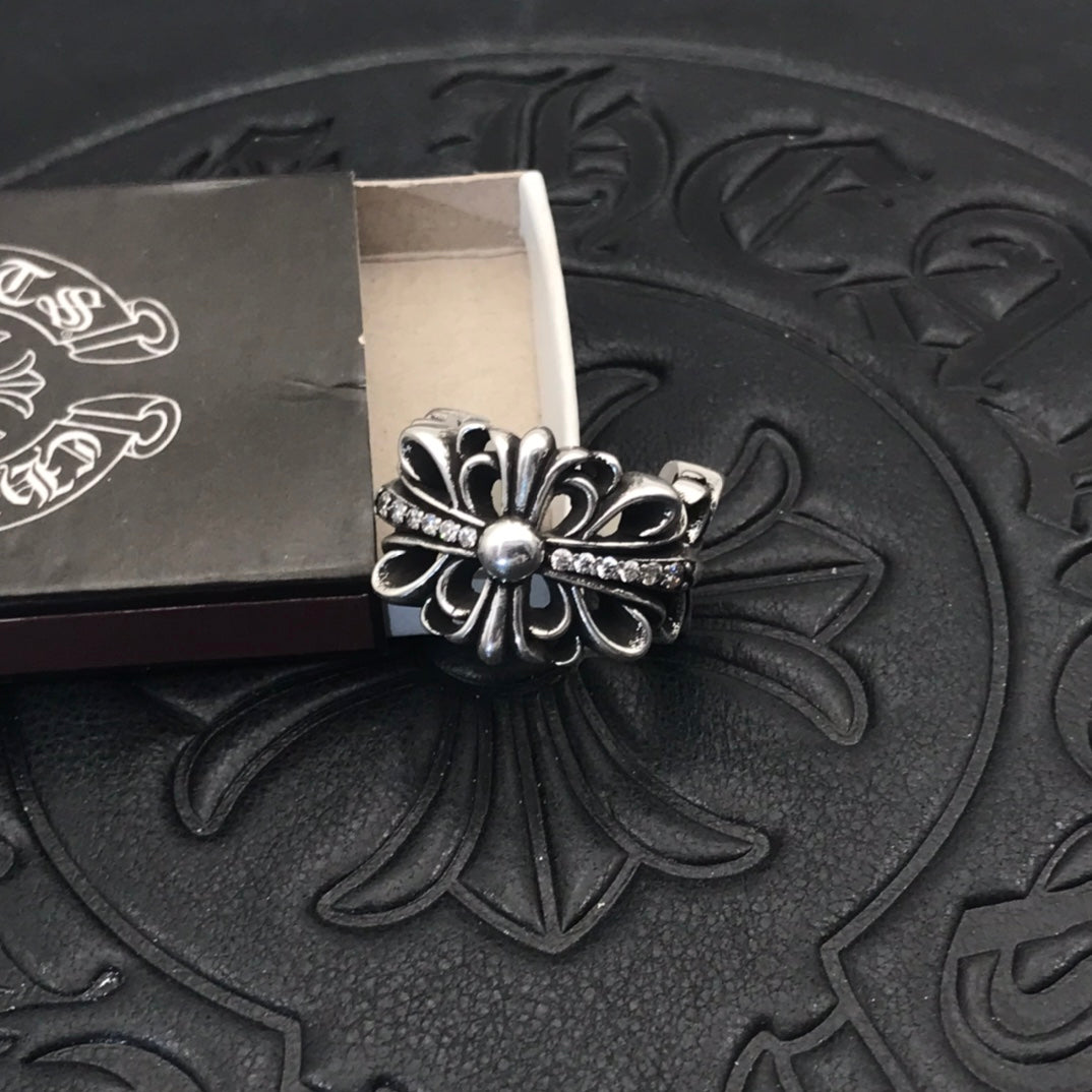 Martin Graham ring in polished metal-tone – front product view