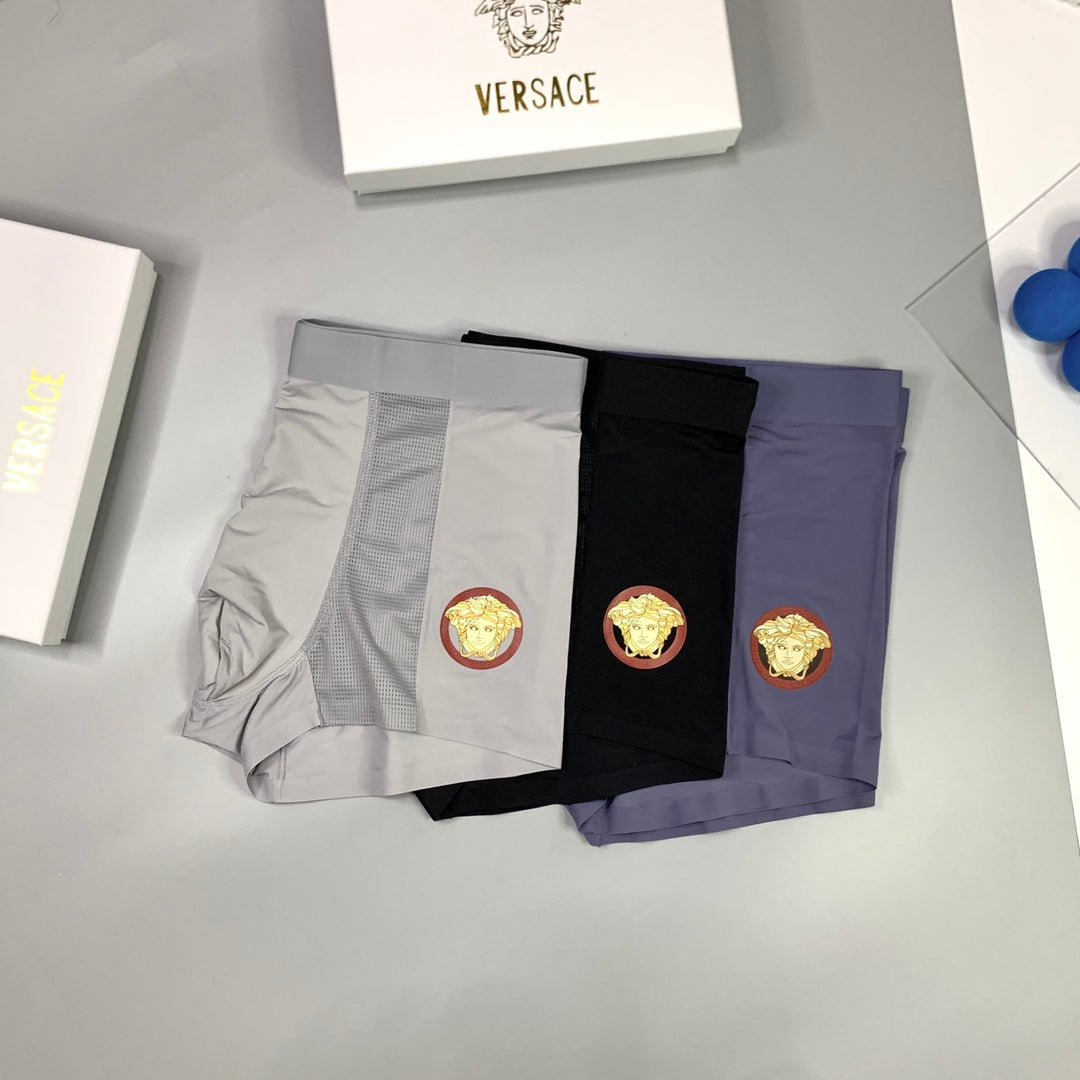 Versace Men's Boxer Briefs - 3-Piece Box