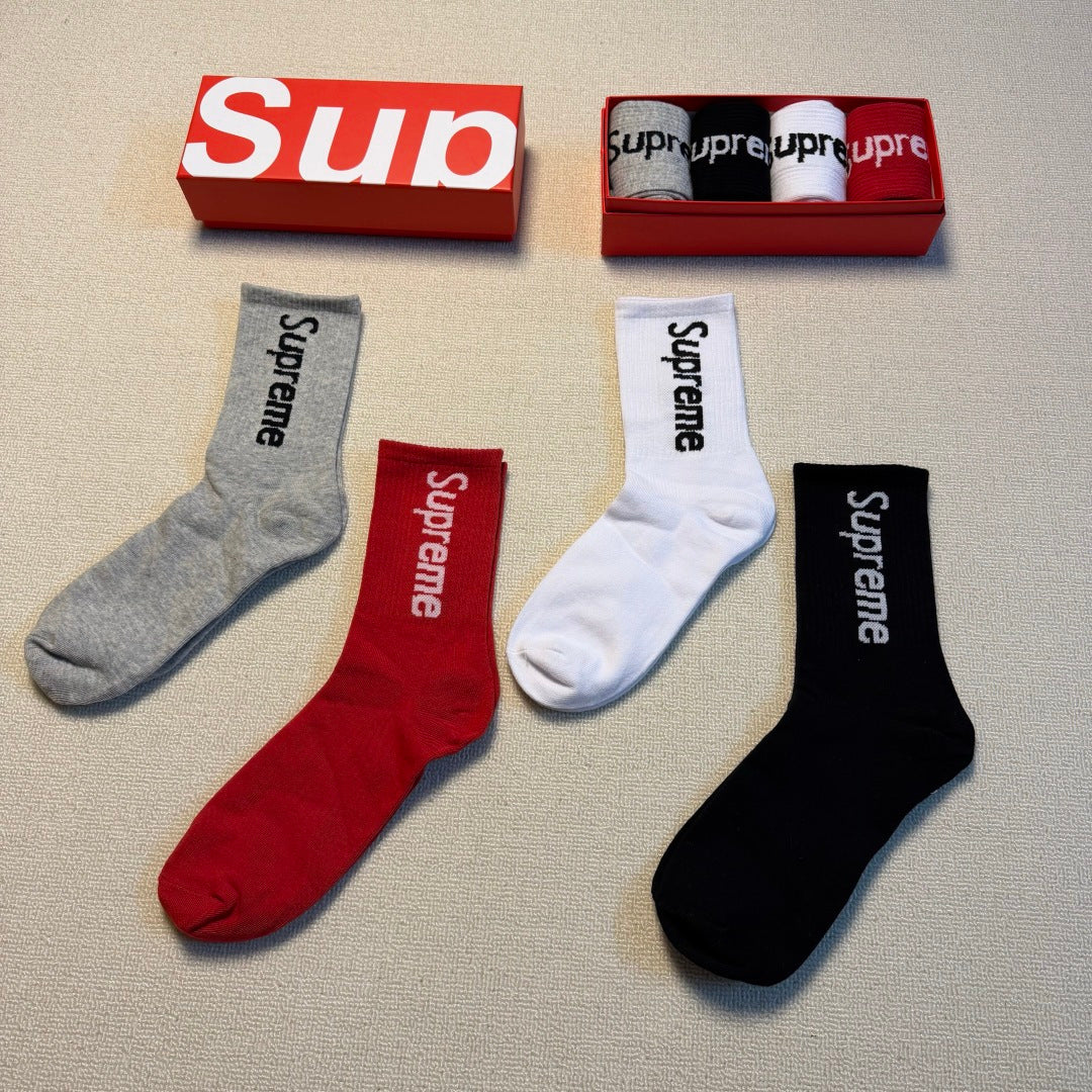 Supreme Bold Logo Crew Socks - Assorted Set