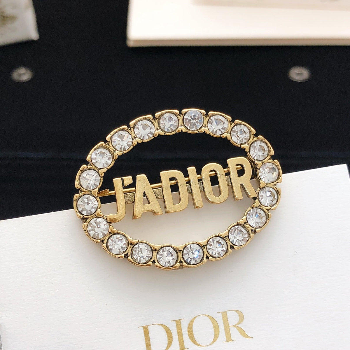 Martin Graham brooch in polished metal-tone – front view