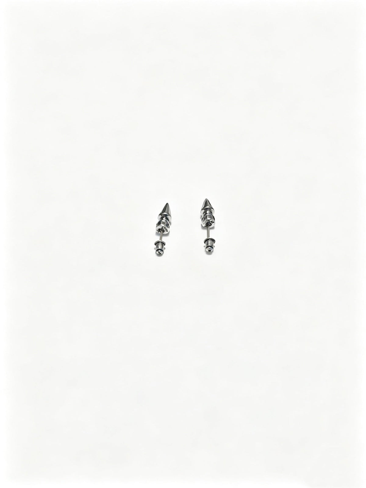 Martin Graham earrings in polished metal-tone – front product view