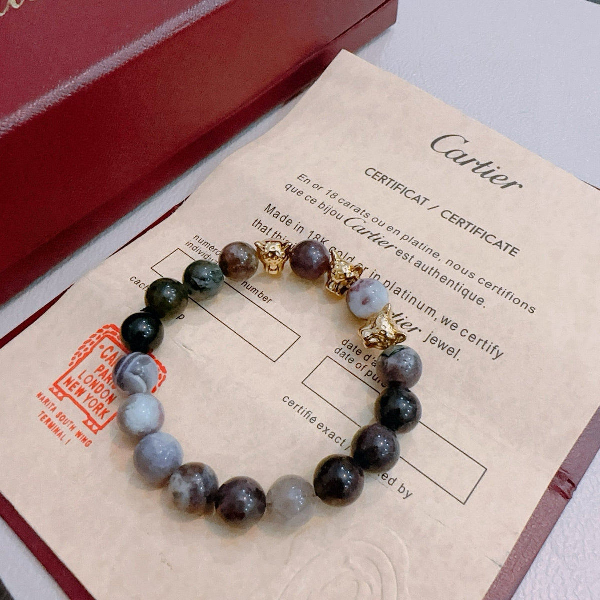 Martin Graham bracelet in polished metal-tone – front view
