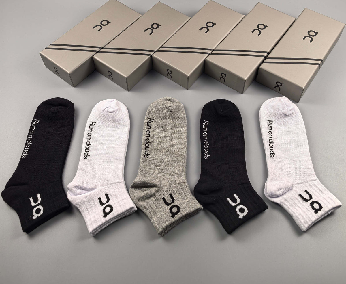 On Cotton Socks - 5-Pair Set