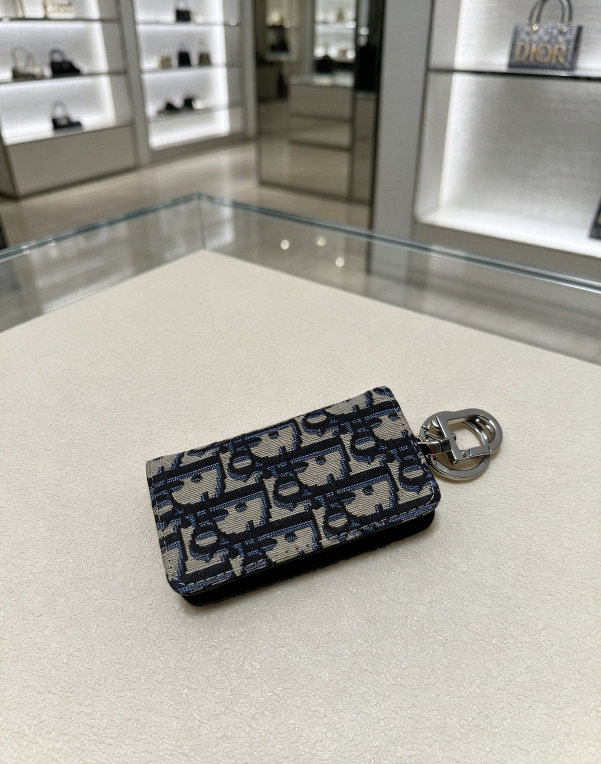 Martin Graham bag charm in polished metal-tone – front view