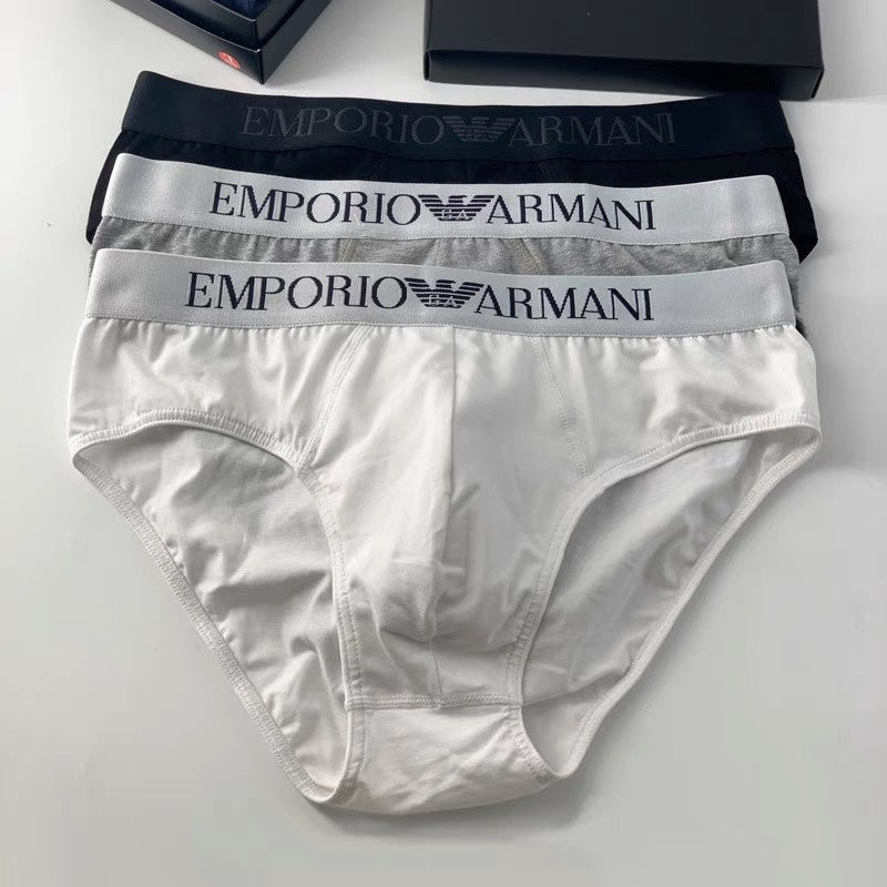 Emporio Armani Men's Briefs - 3-Piece Box - Sizes L-XXL