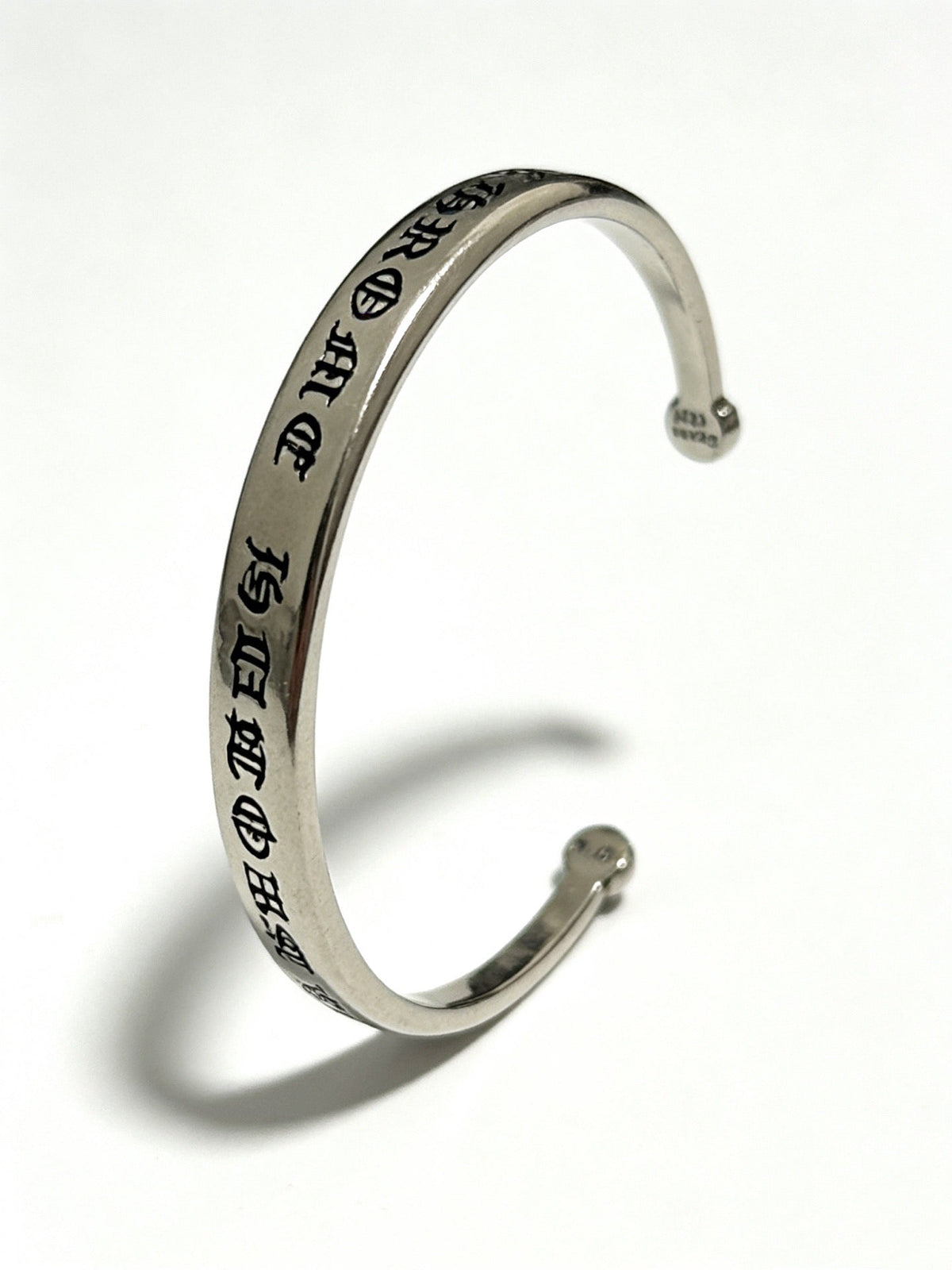 Martin Graham bracelet in polished metal-tone – front product view