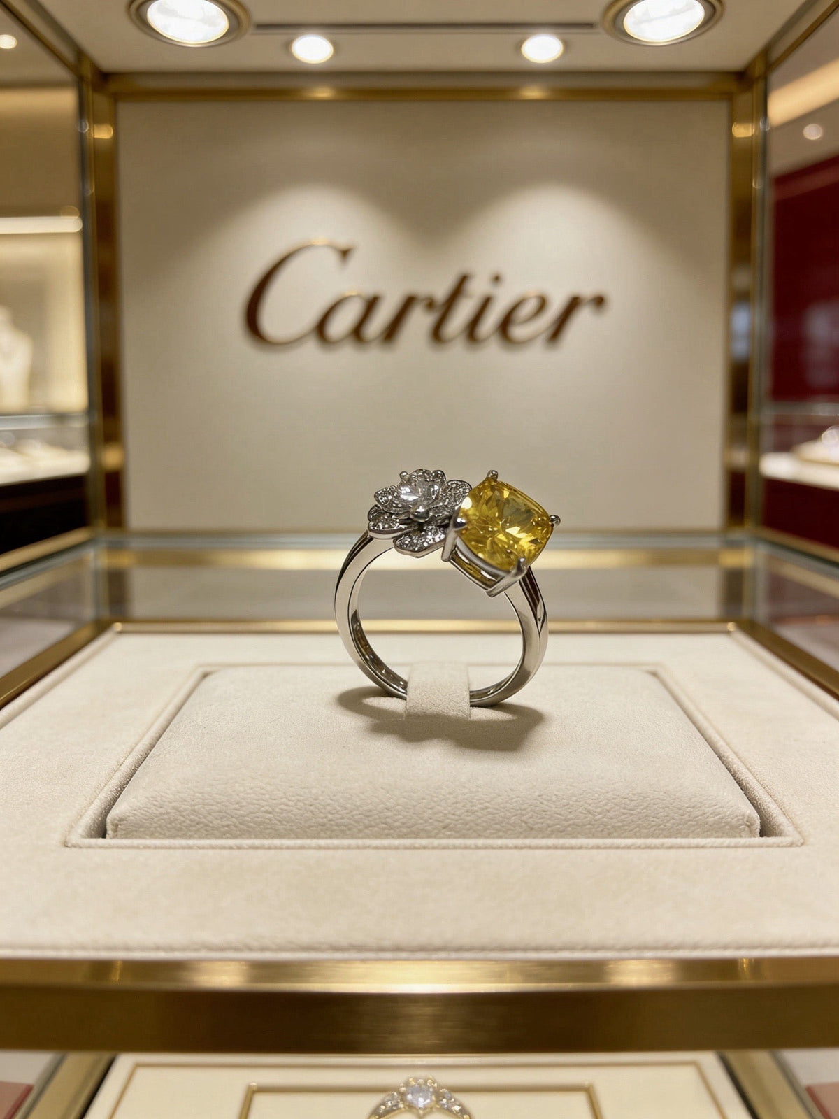 Martin Graham ring in polished metal-tone – front view