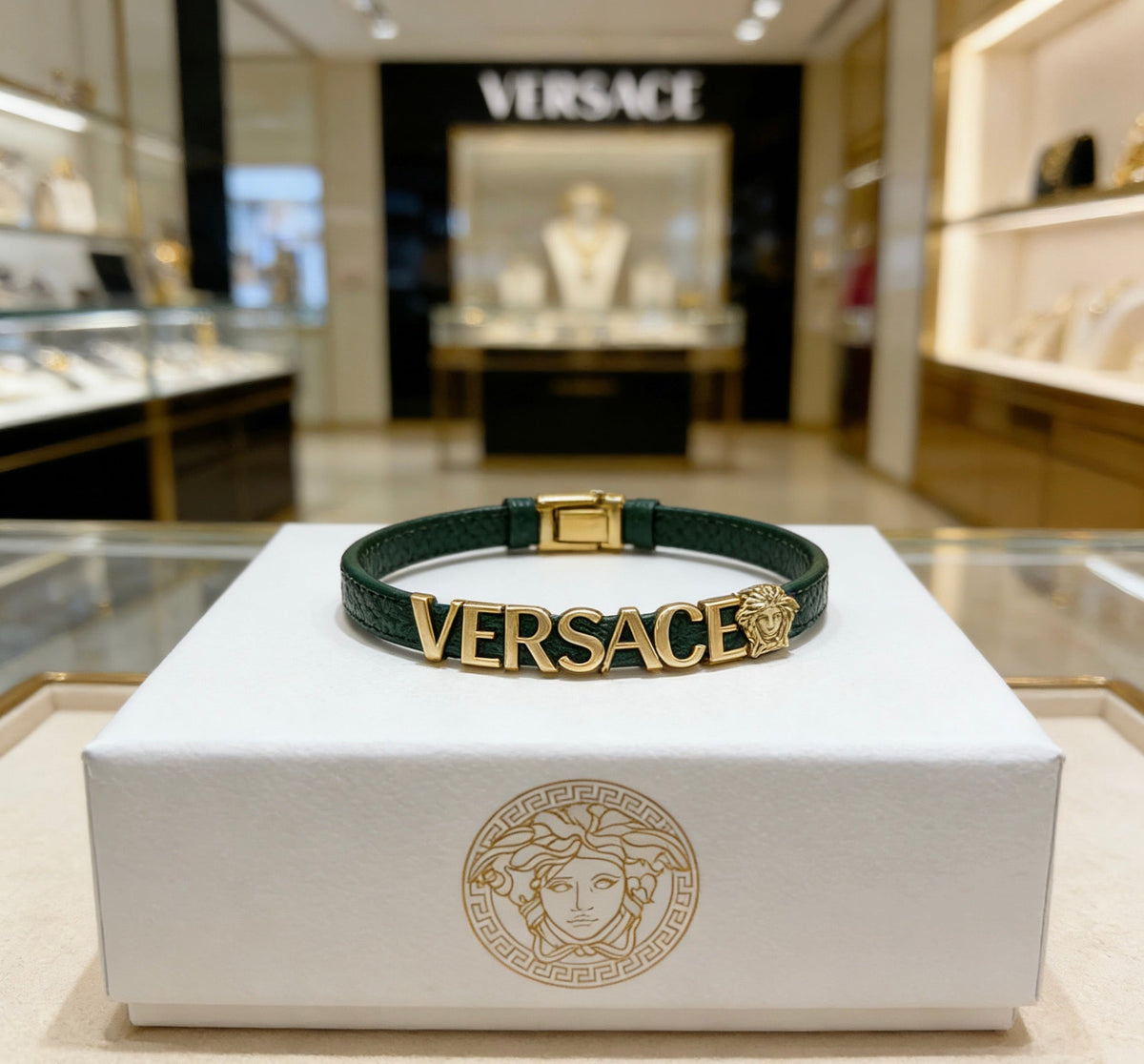 Martin Graham bracelet in polished metal-tone – front product view