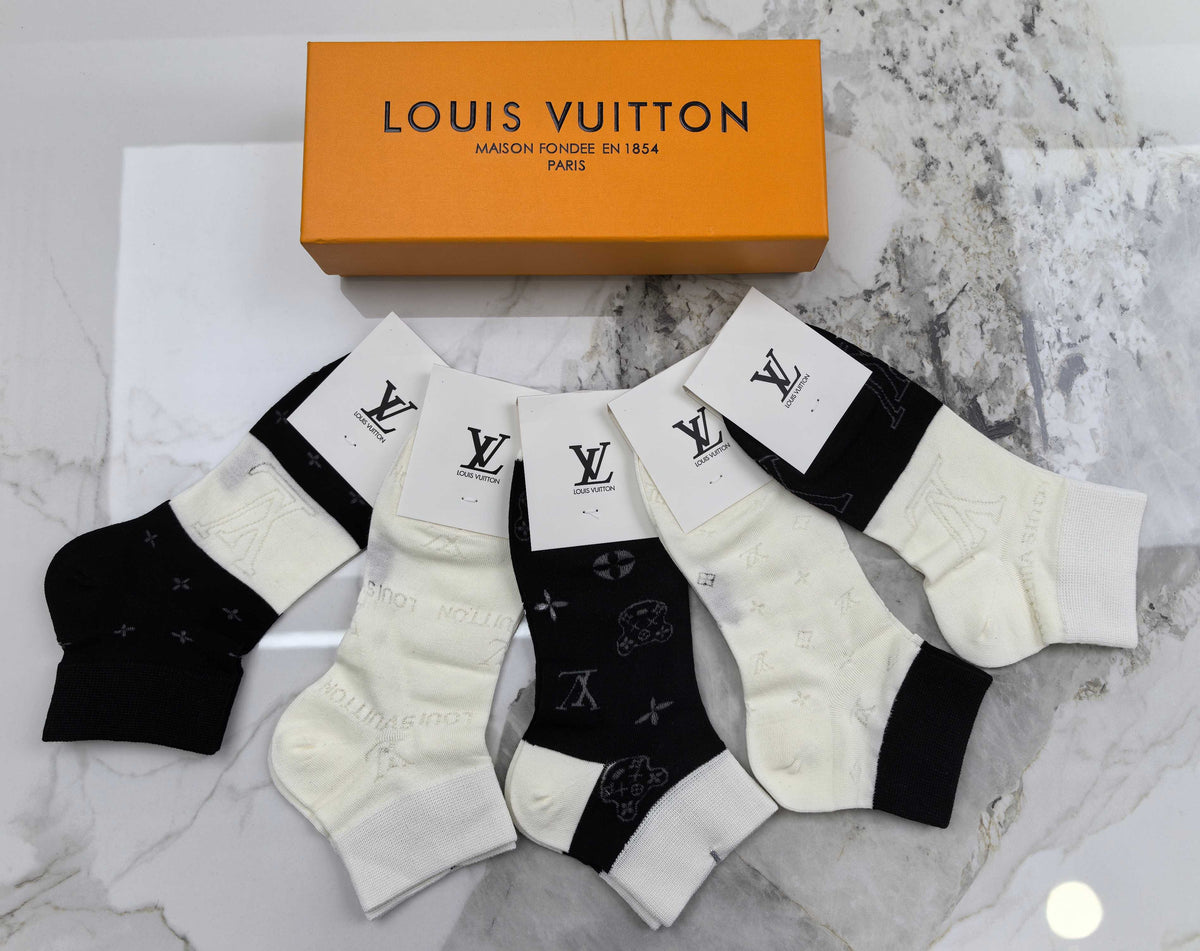 Louis Vuitton Modal Socks – 5-Pair Pack