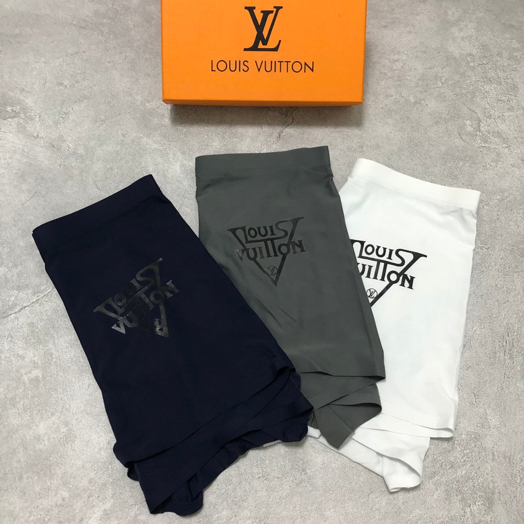 Louis Vuitton Visible All-Over Pattern And Logo Details Men's Boxer Briefs - 4-Piece Box