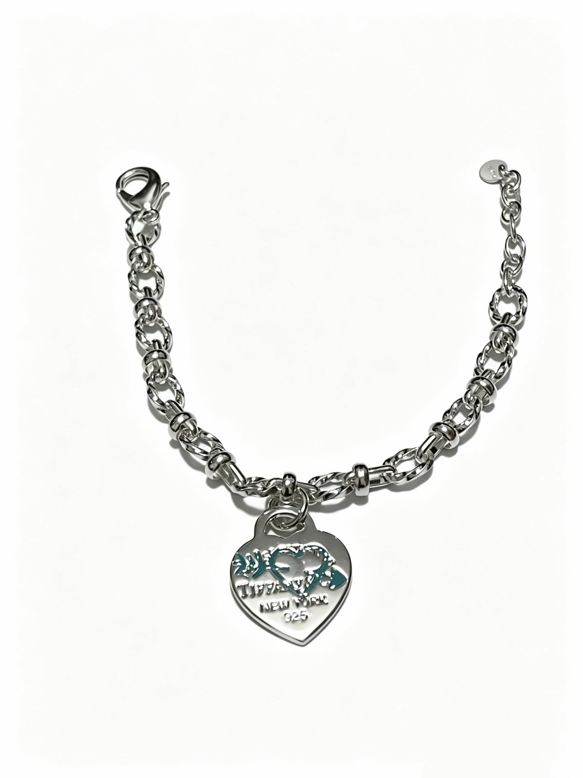 Martin Graham bracelet in polished metal-tone – front product view