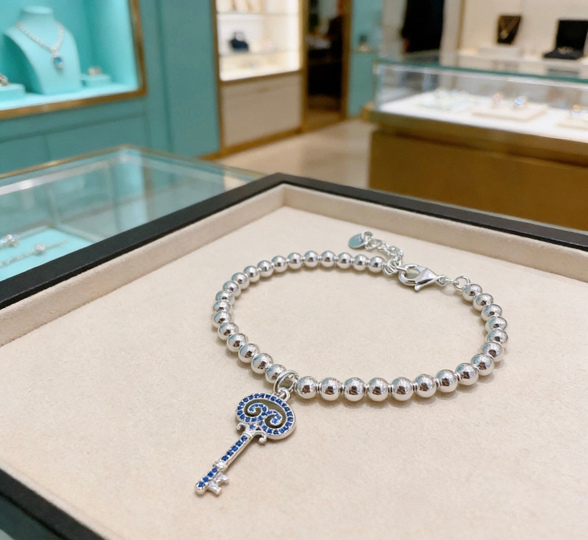 Martin Graham bracelet in polished metal-tone – front product view