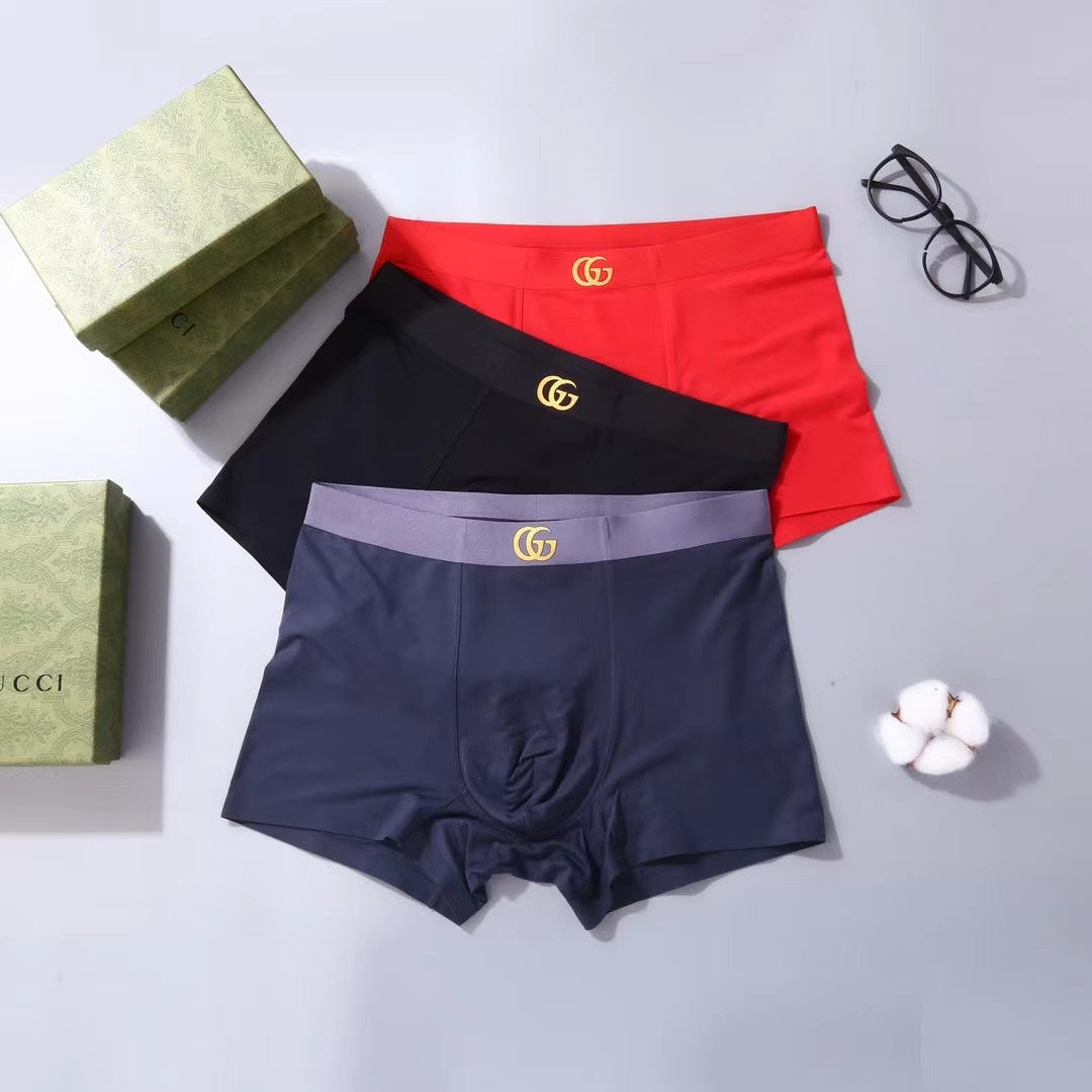 Gucci Classic Men's Boxer Briefs - 3-Piece Box