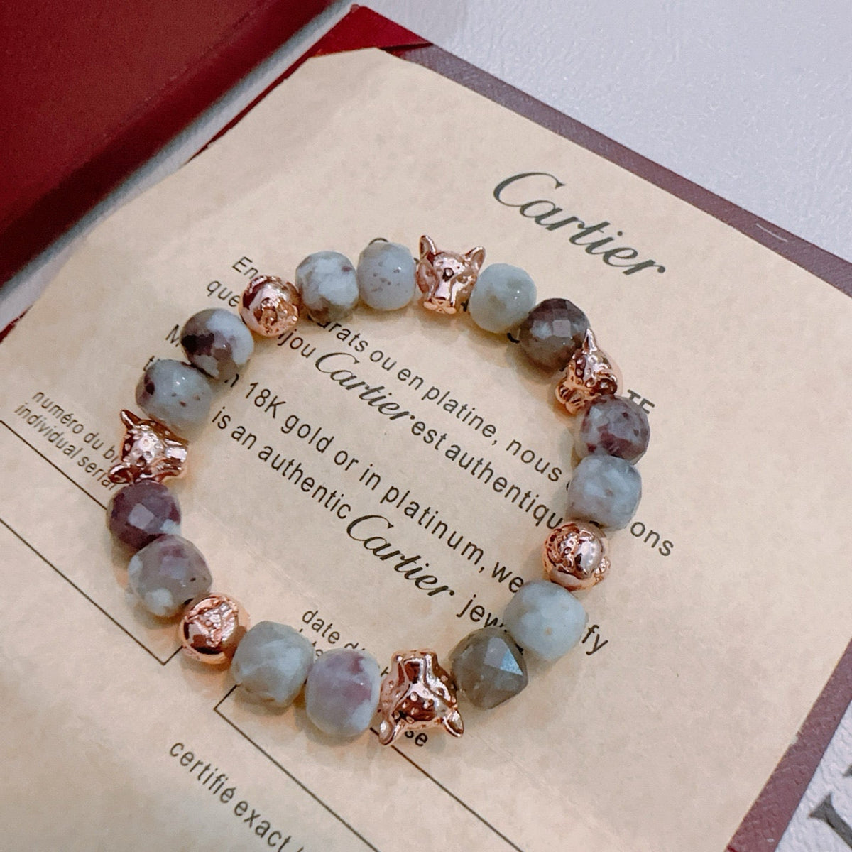 Martin Graham bracelet in polished metal-tone – front view
