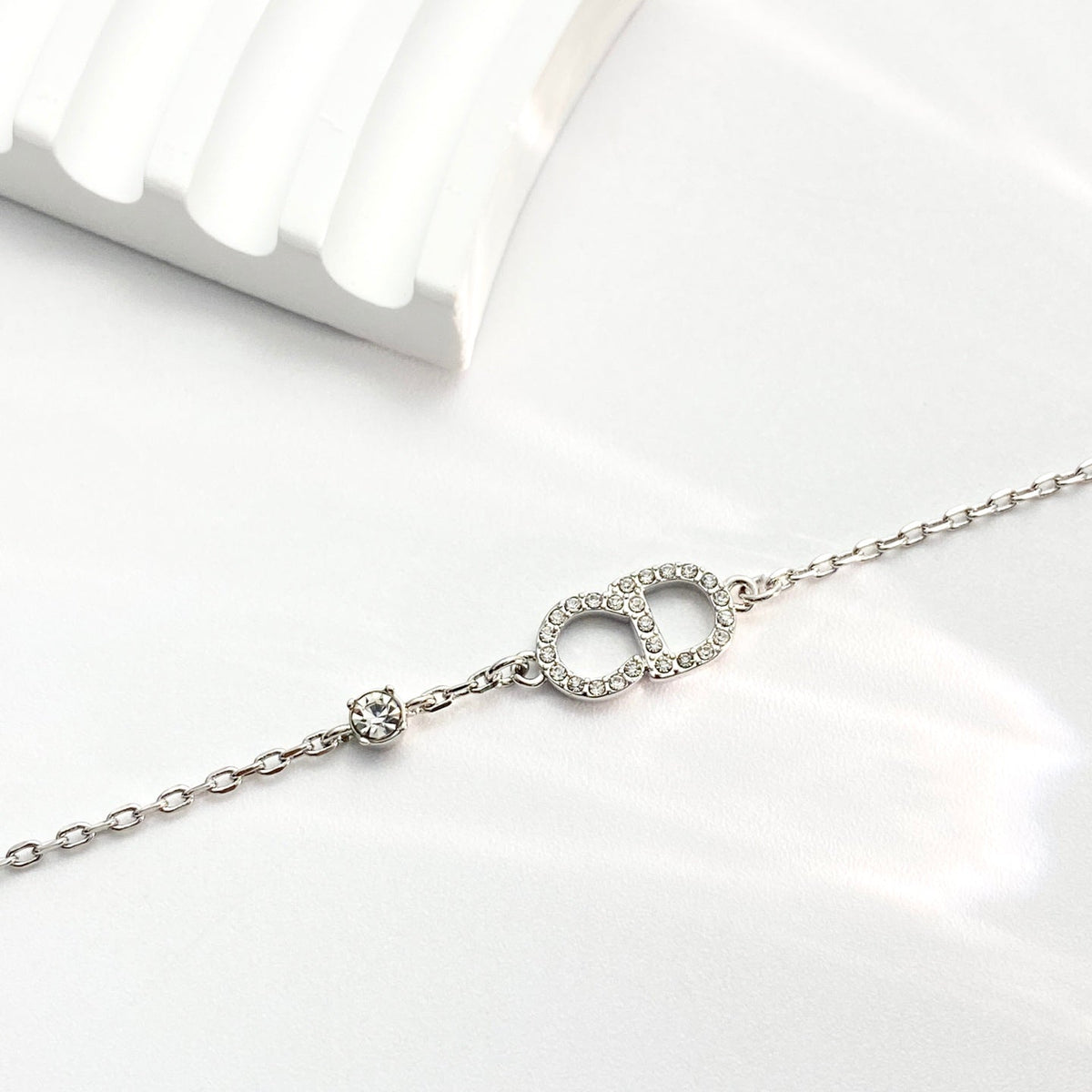 Martin Graham bracelet in polished metal-tone – front view
