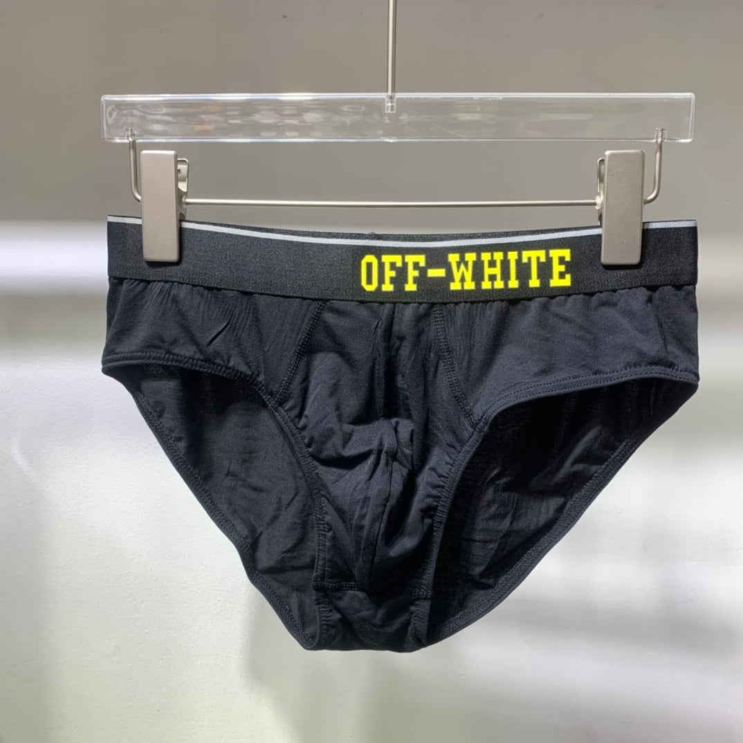Off-White Odell Bright Contrast Wordmarks Men's Briefs - 3-Piece Box
