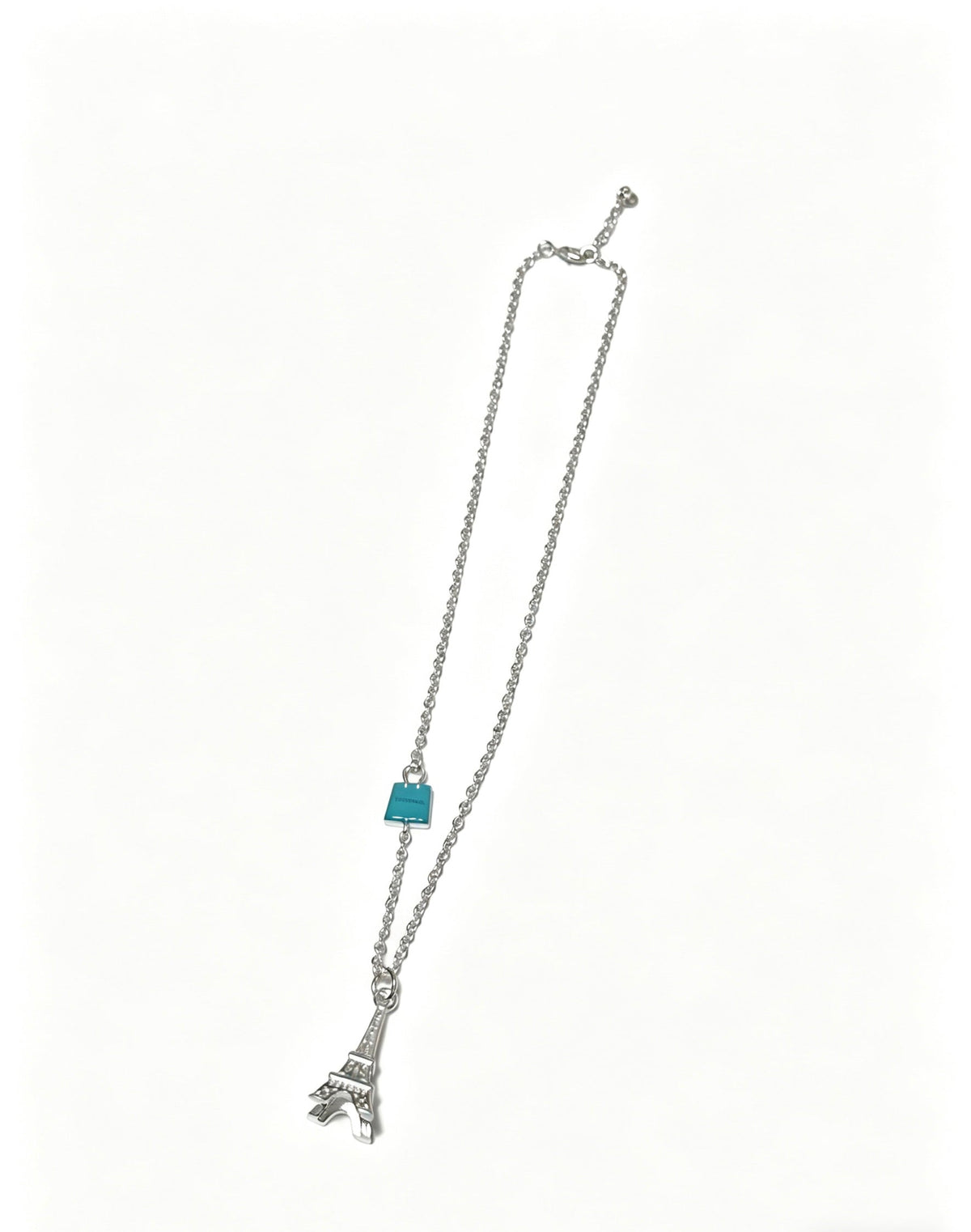 Martin Graham pendant necklace in polished metal-tone – front product view