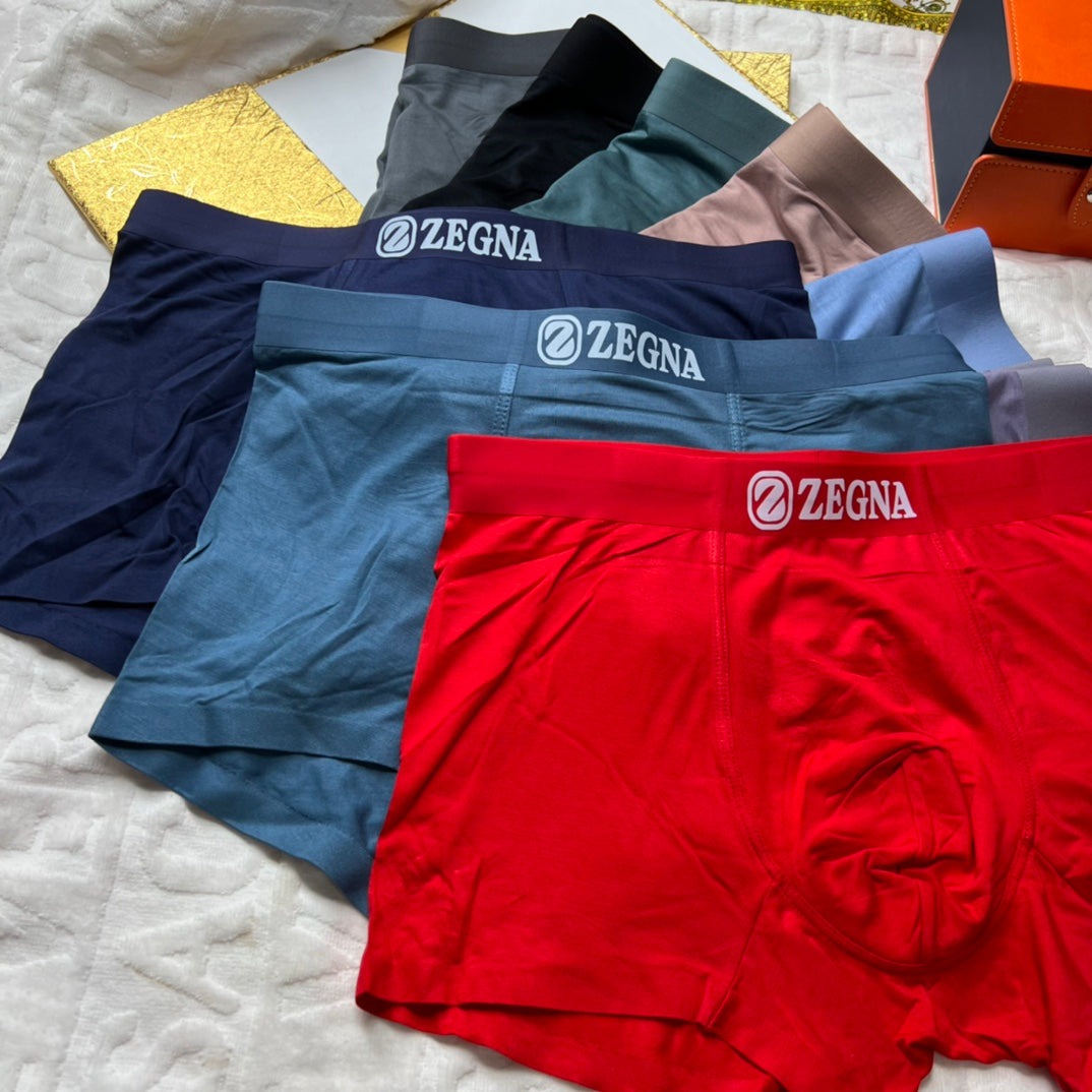 Zegna Modal Men's Boxer Briefs - 3-Piece Box - Sizes L-XXXL