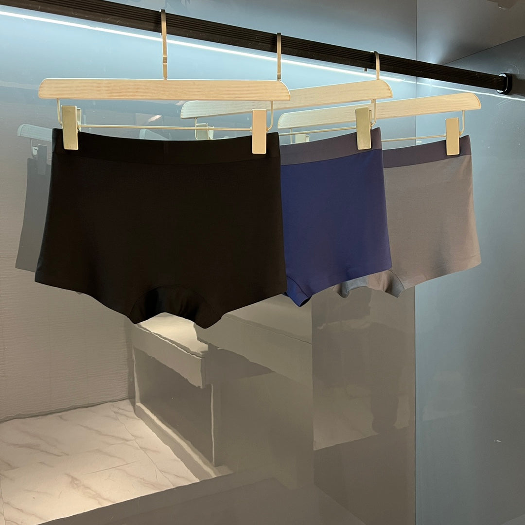 Prada Triangular Front Emblems Men's Boxer Briefs - 3-Piece Box