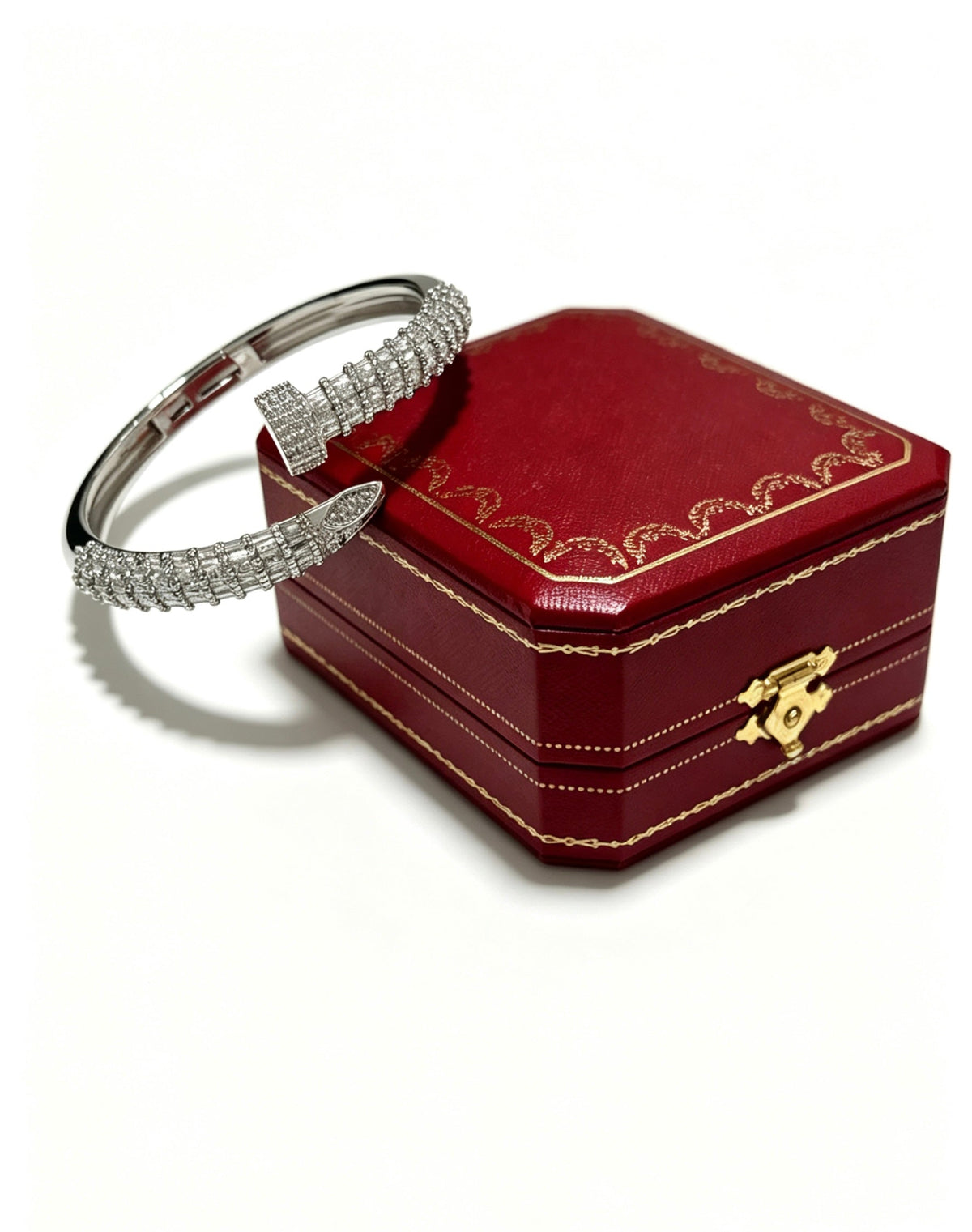 Martin Graham bracelet in polished metal-tone – front view